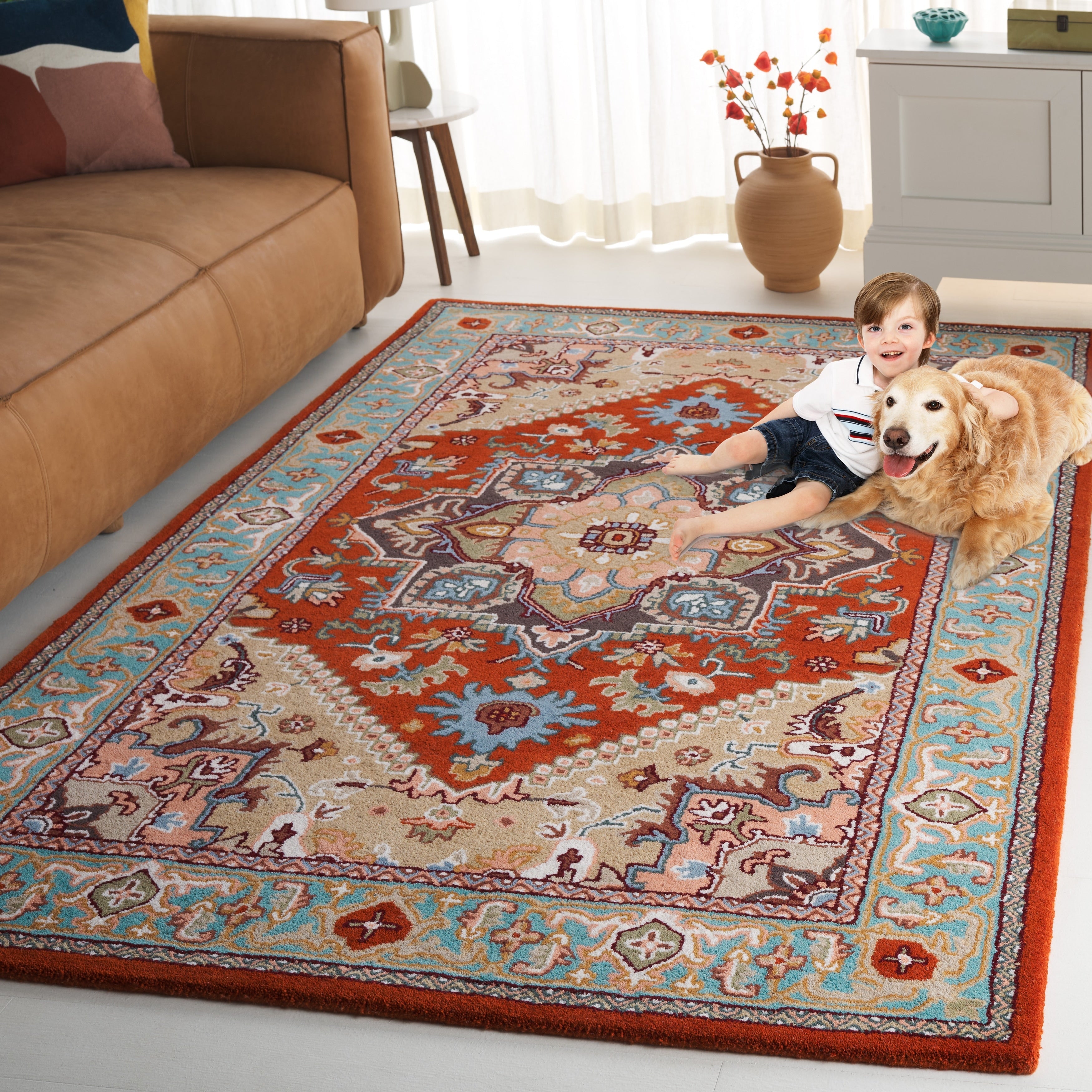 Tapis oriental traditionnel en laine fait main SAFAVIEH Heritage Carrol