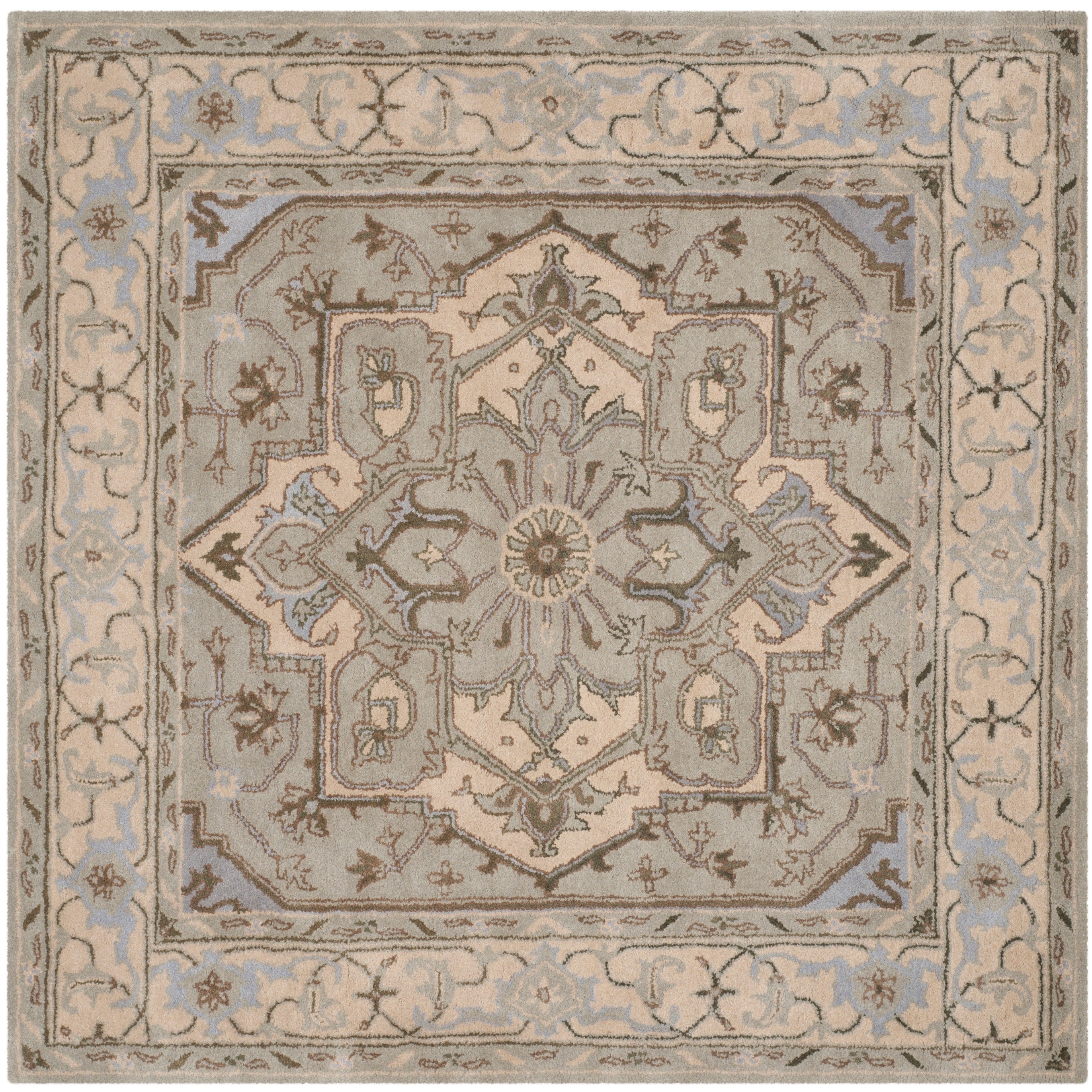 Tapis oriental traditionnel en laine SAFAVIEH Heritage Dahlia flottant fait main