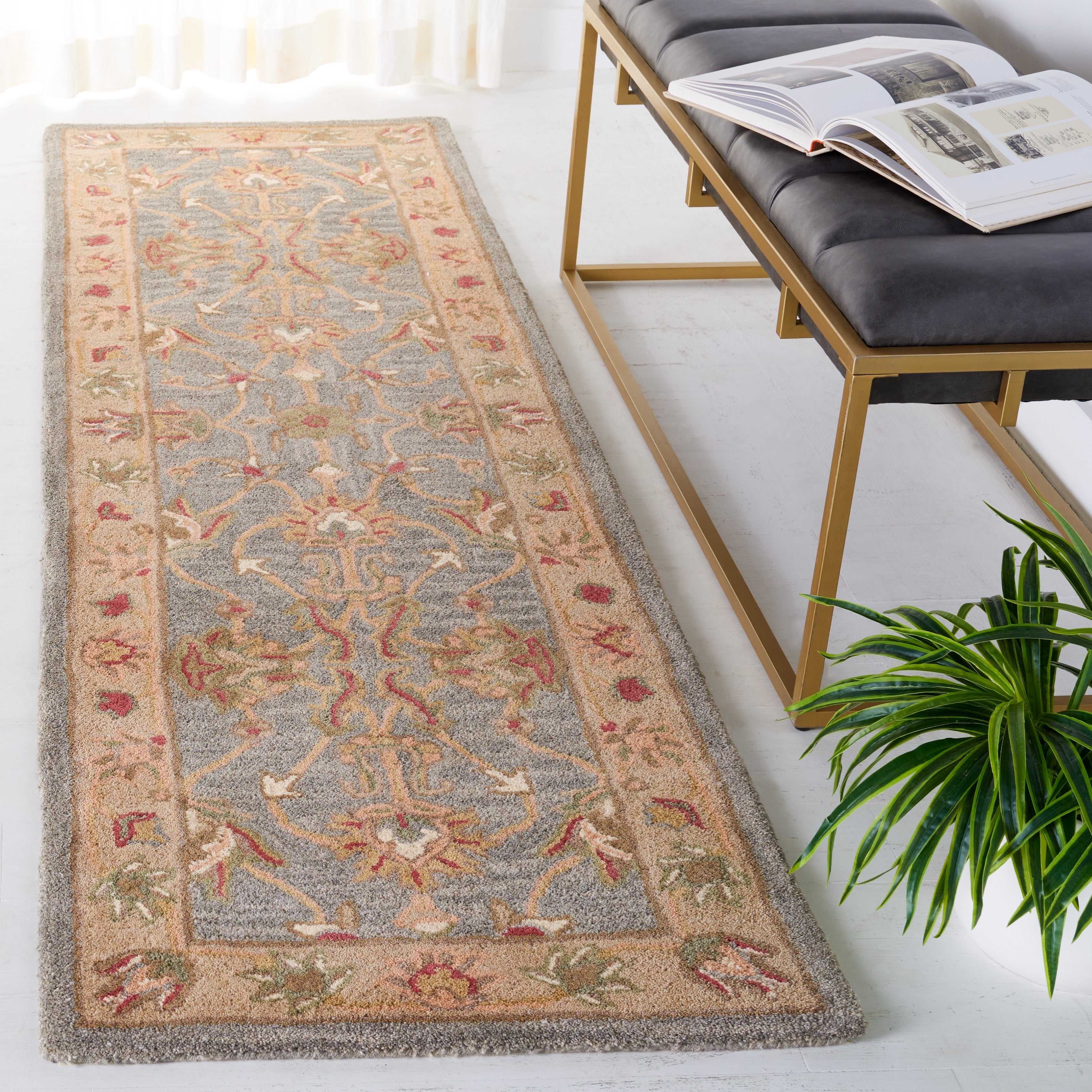 Tapis traditionnel oriental en laine fait main SAFAVIEH, kimono Heritage