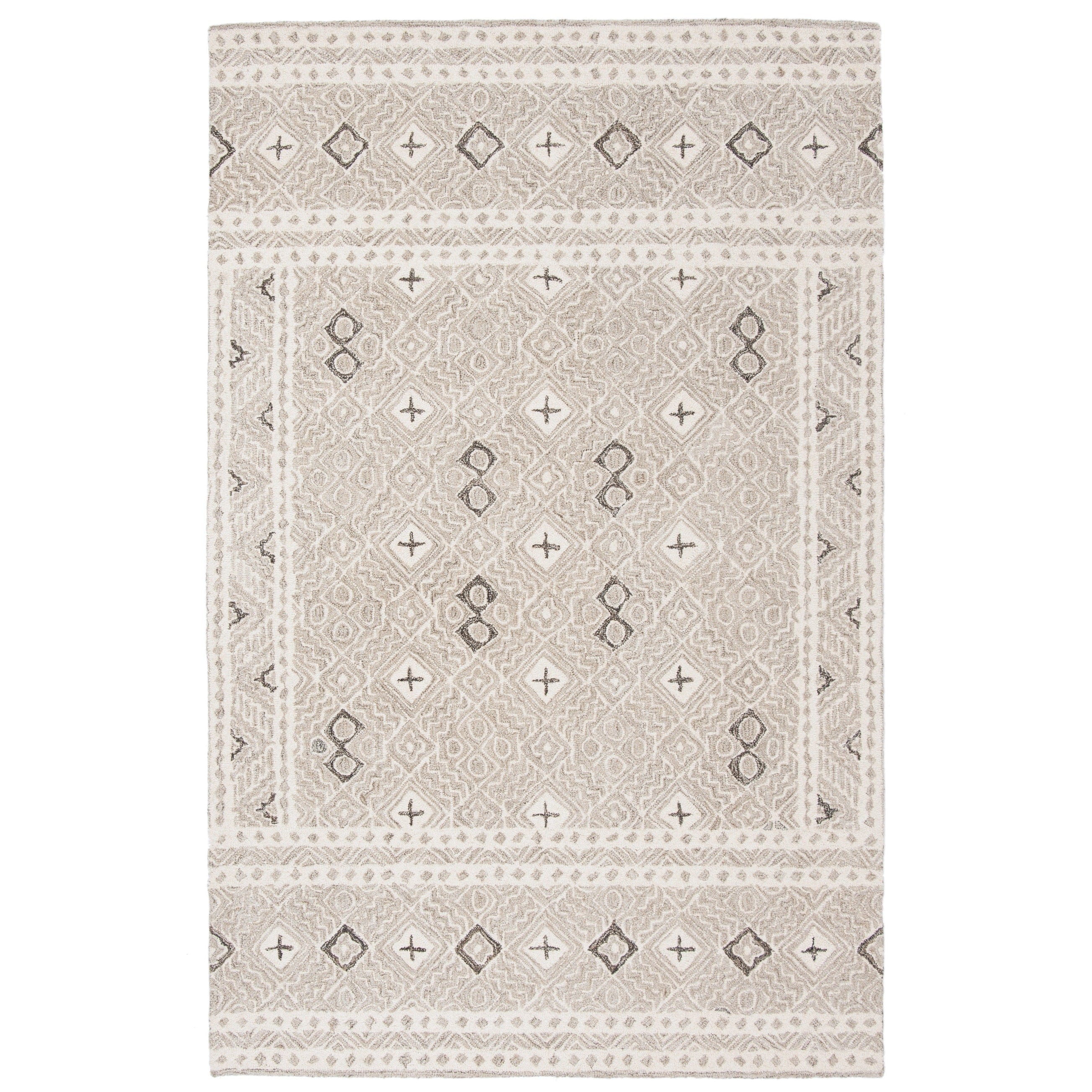 Tapis en laine Lutetia micro-bouclé fait main SAFAVIEH