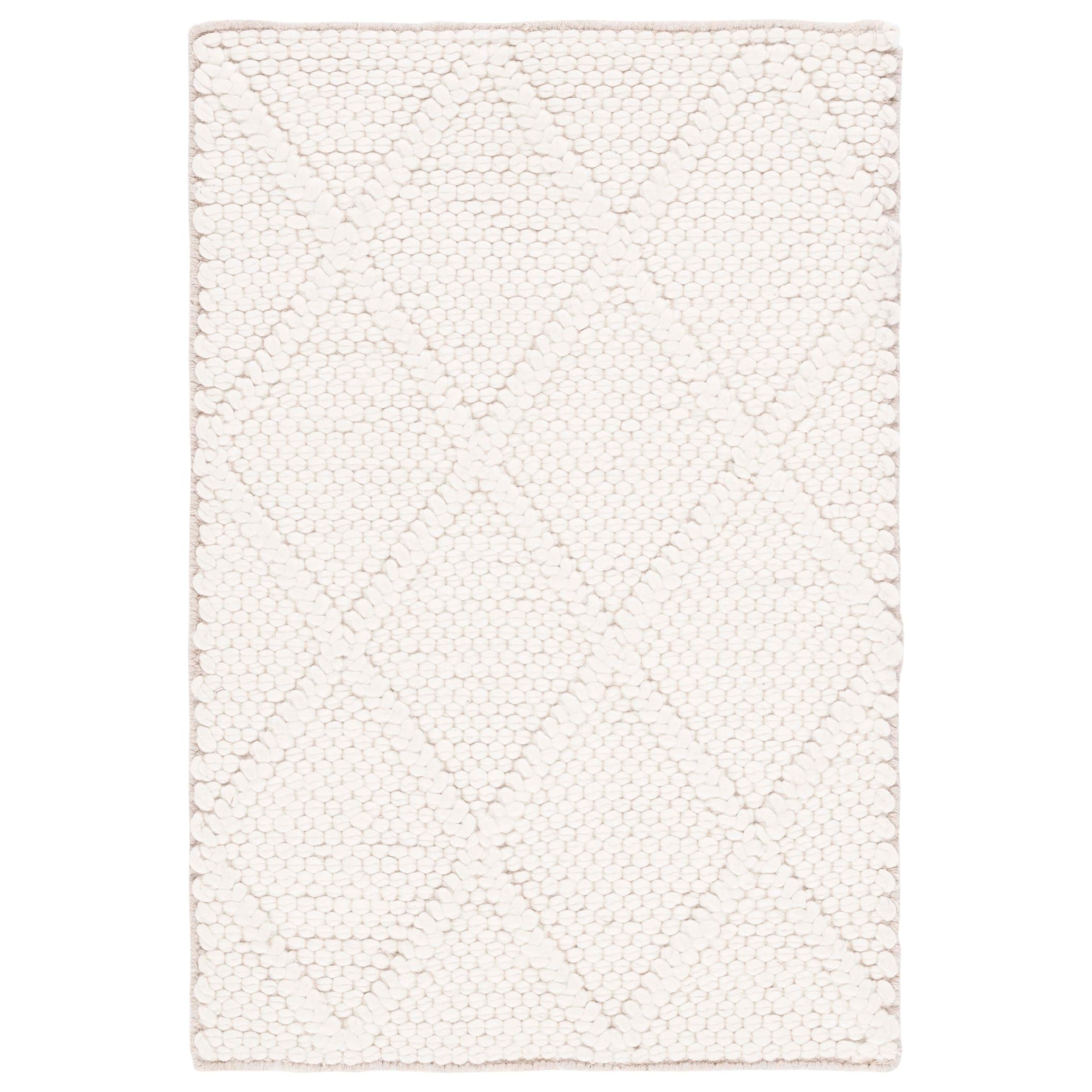 SAFAVIEH Tapis en treillis en laine/viscose Natura Metje fait à la main