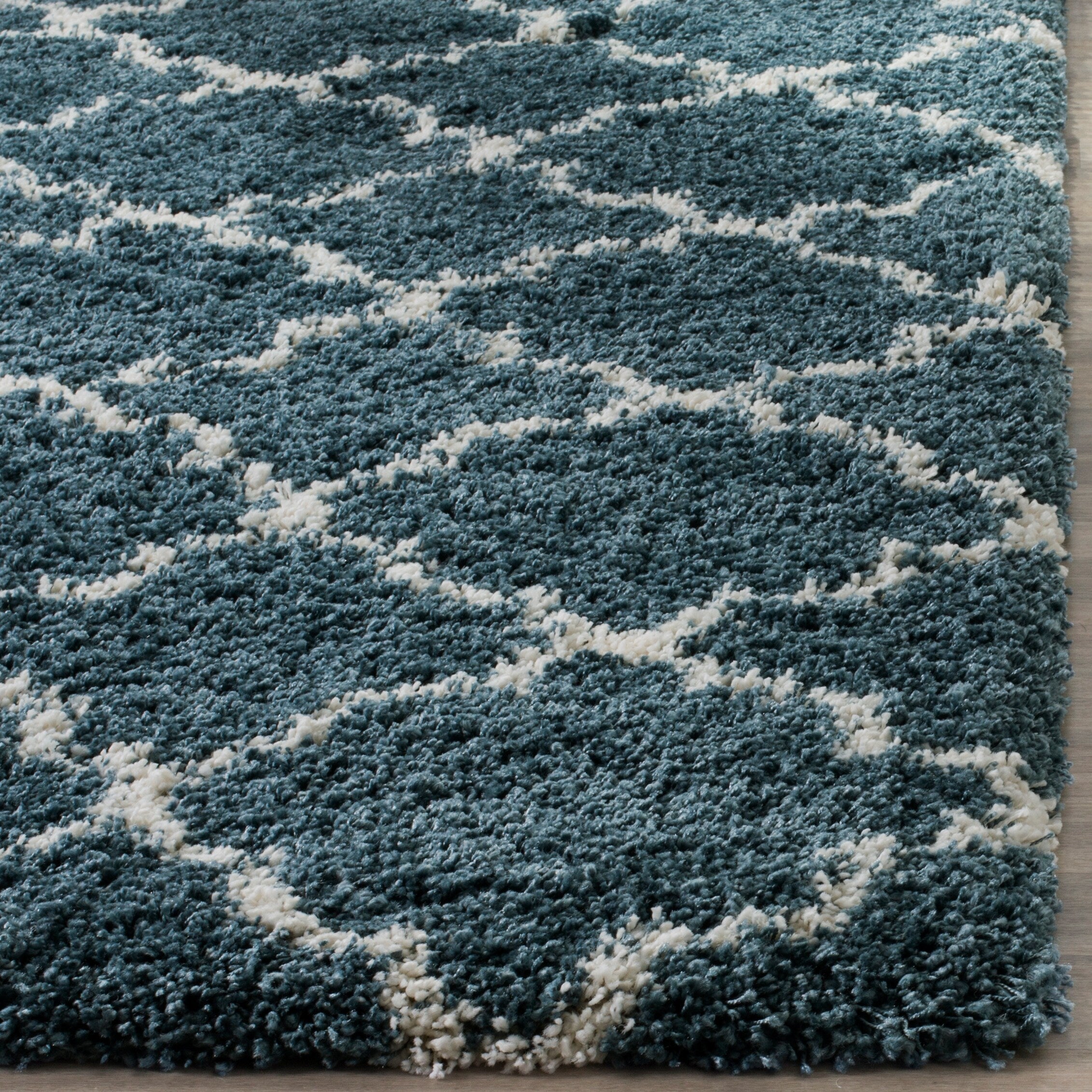 Tapis SAFAVIEH Hudson Shag Jeryl Glam Trellis 2 pouces