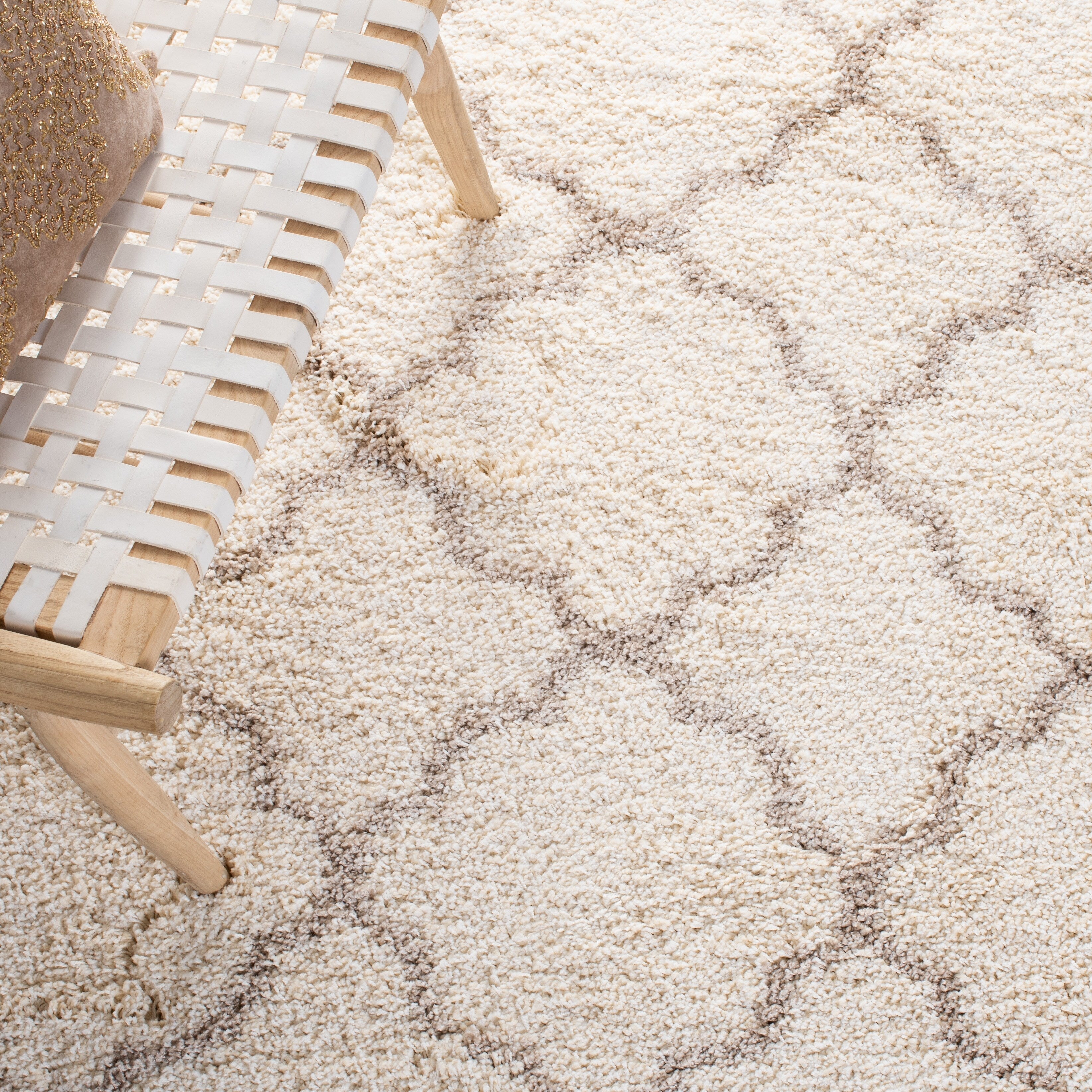 Tapis SAFAVIEH Hudson Shag Jeryl Glam Trellis 2 pouces