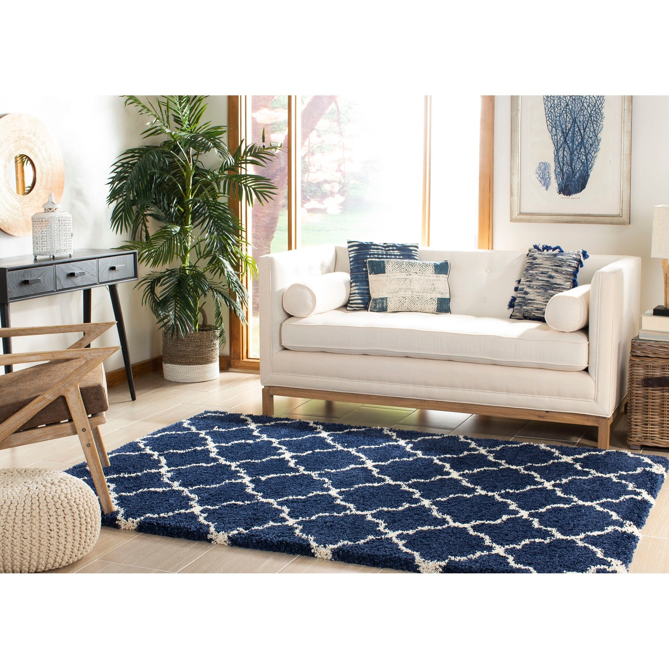 Tapis SAFAVIEH Hudson Shag Jeryl Glam Trellis 2 pouces