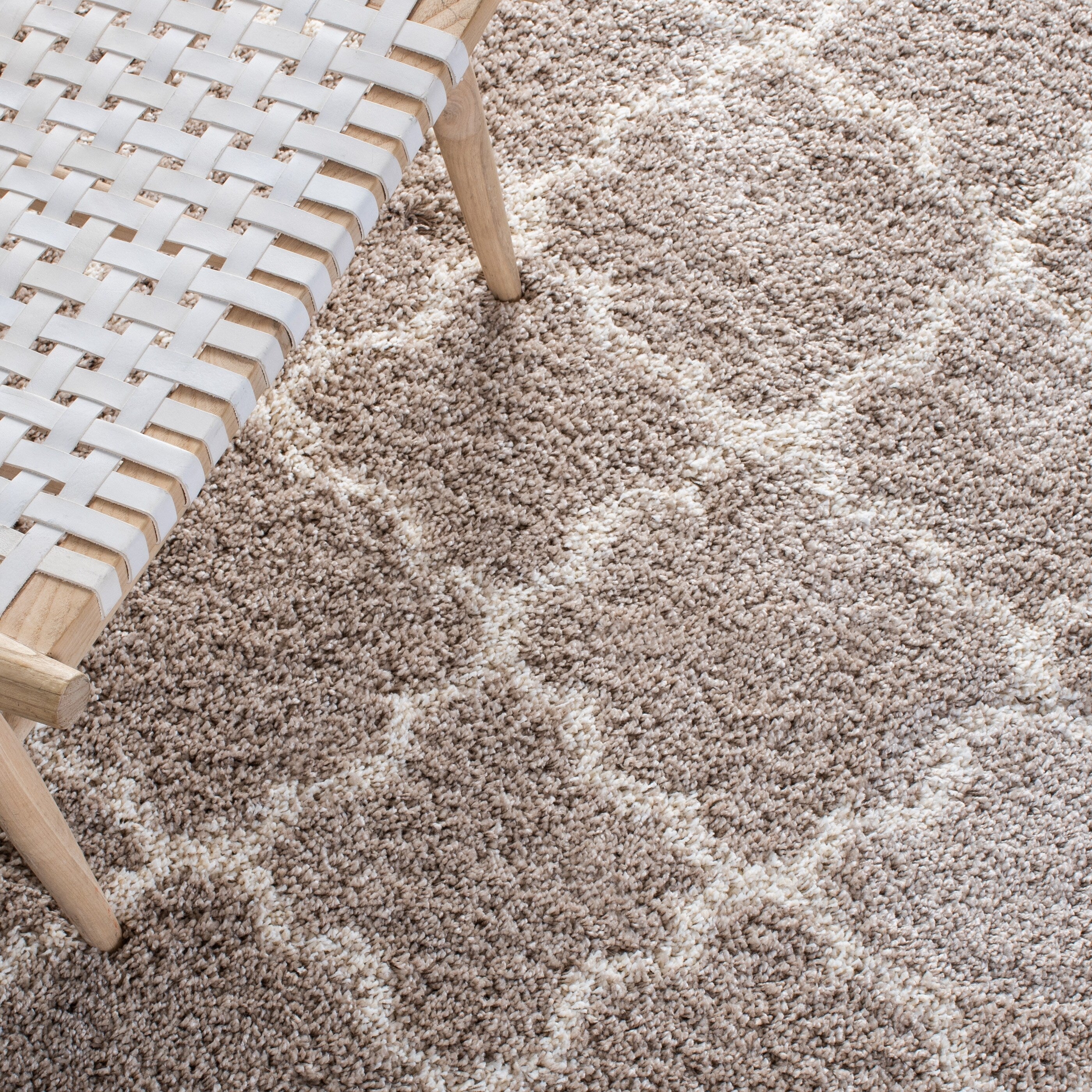 Tapis SAFAVIEH Hudson Shag Jeryl Glam Trellis 2 pouces