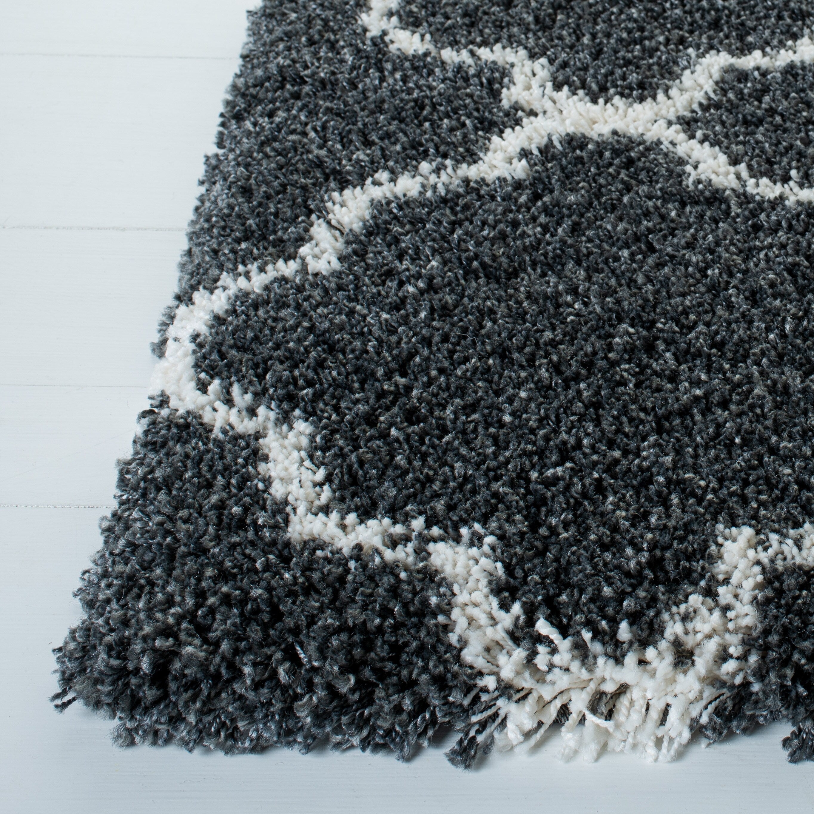 Tapis SAFAVIEH Hudson Shag Jeryl Glam Trellis 2 pouces