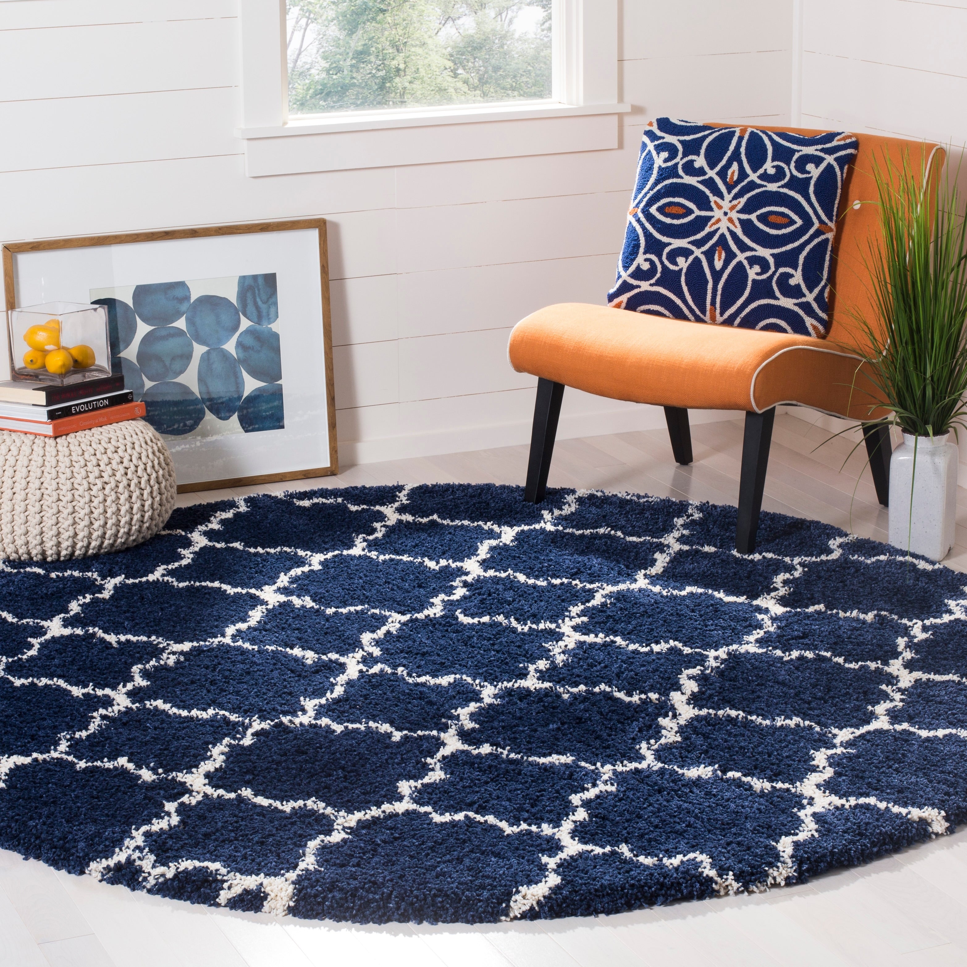 Tapis SAFAVIEH Hudson Shag Jeryl Glam Trellis 2 pouces