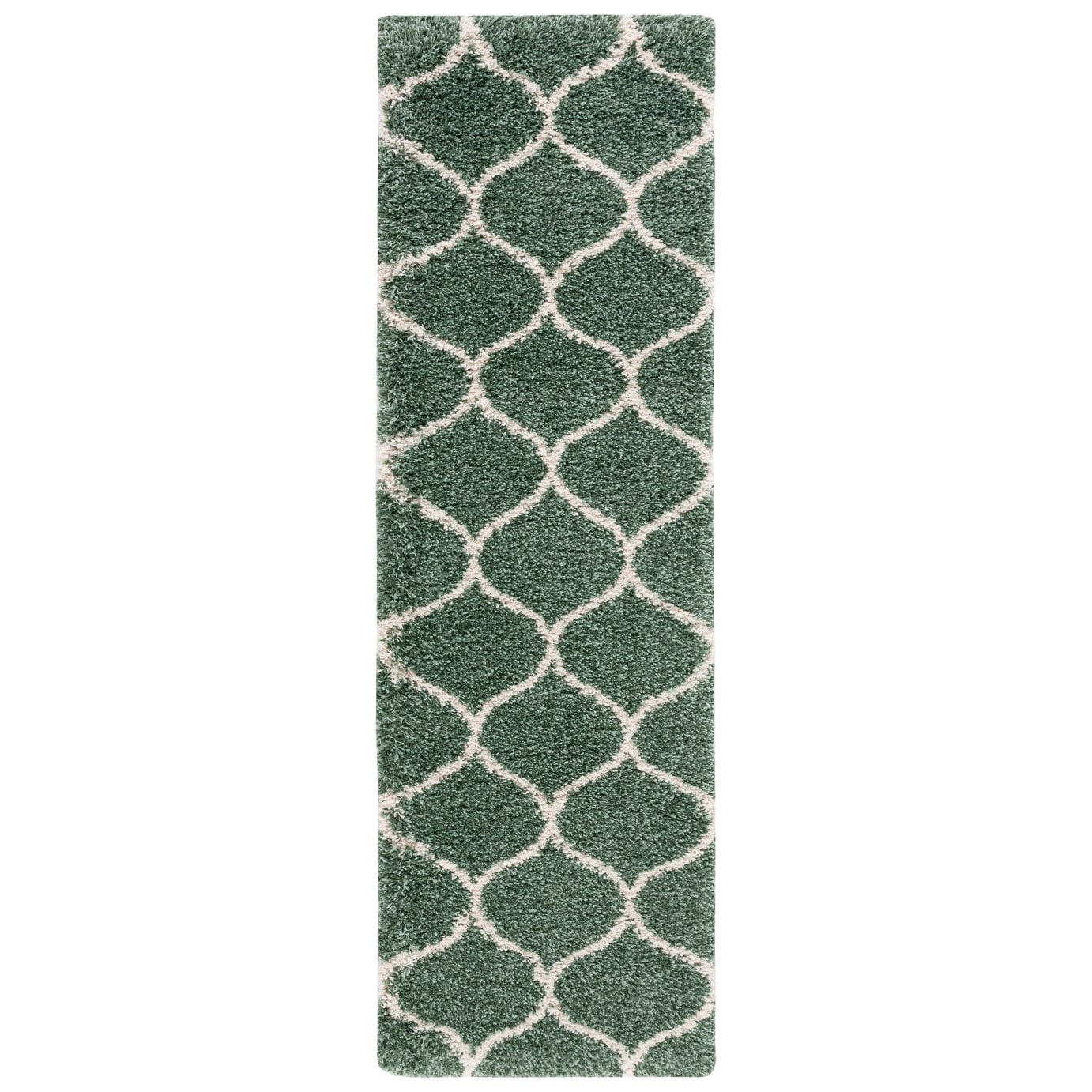Tapis SAFAVIEH Hudson Shag Pushpa Trellis de 2 pouces d'épaisseur