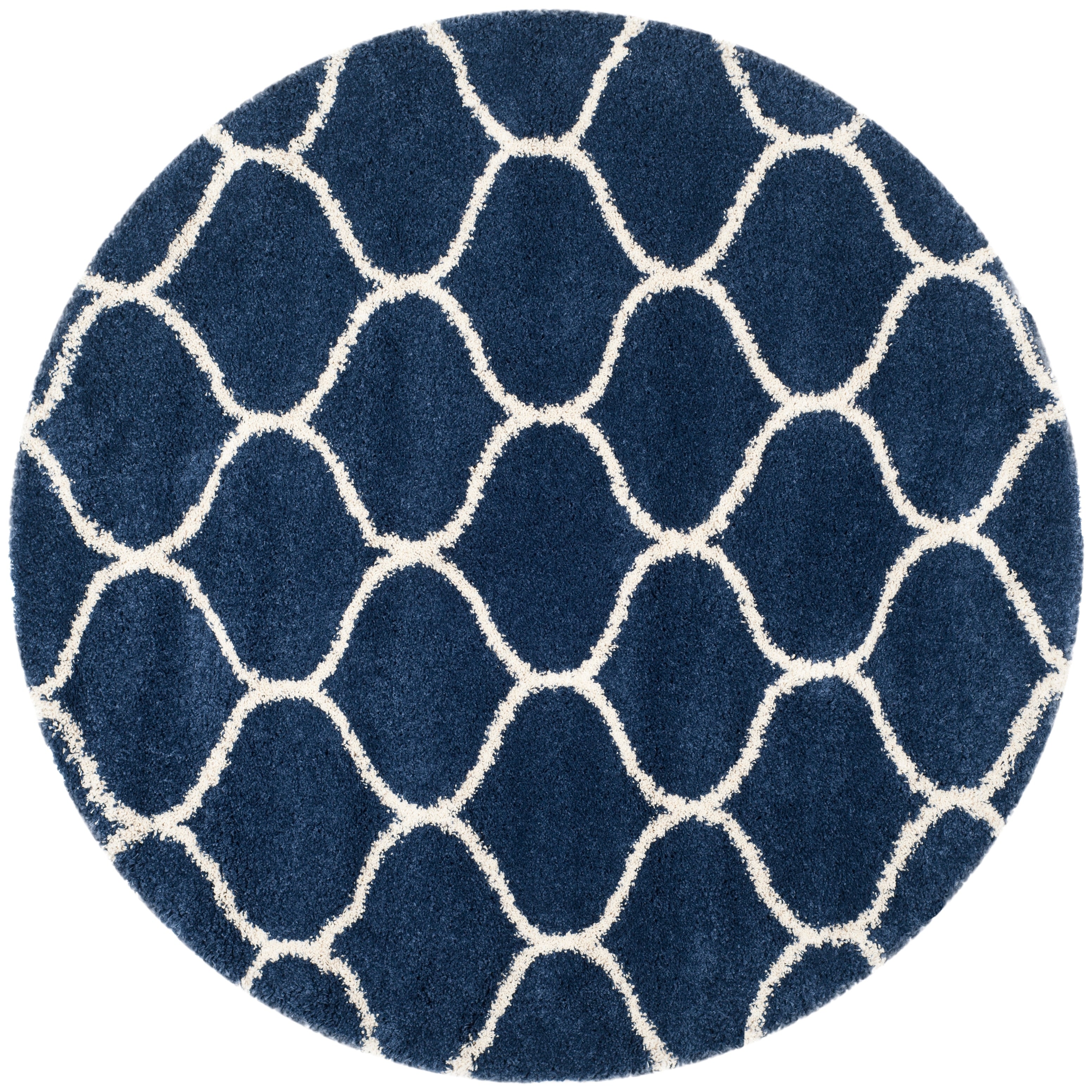 Tapis SAFAVIEH Hudson Shag Pushpa Trellis de 2 pouces d'épaisseur
