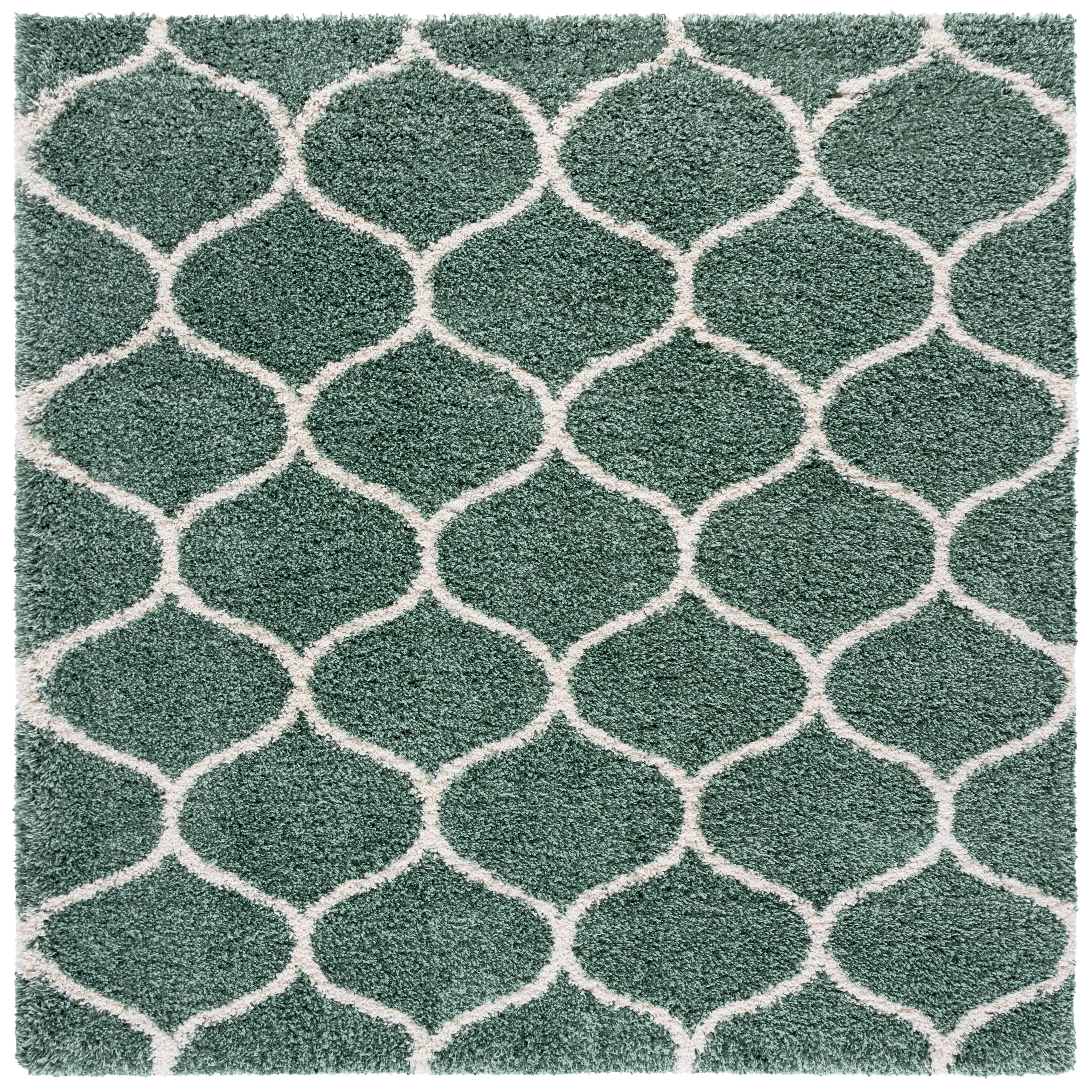 Tapis SAFAVIEH Hudson Shag Pushpa Trellis de 2 pouces d'épaisseur