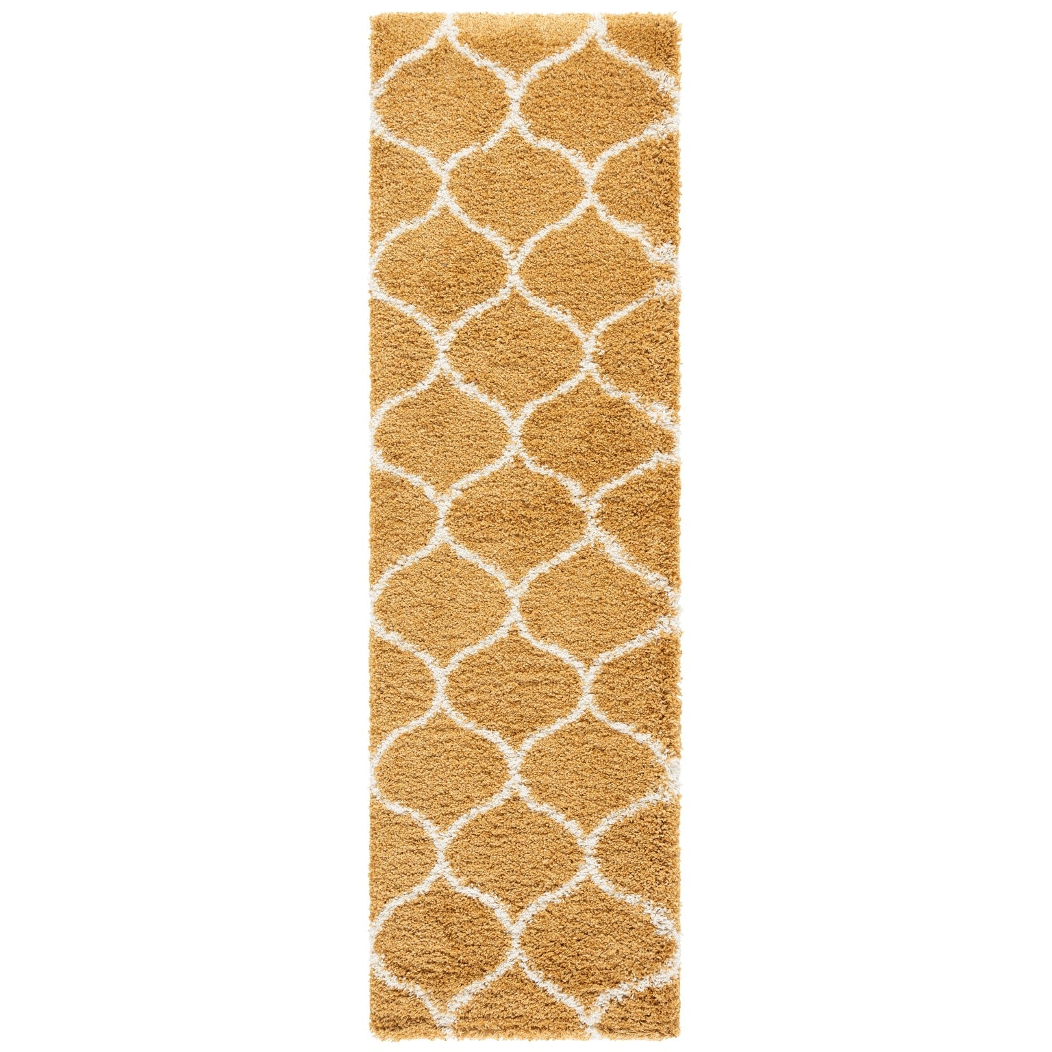 Tapis SAFAVIEH Hudson Shag Pushpa Trellis de 2 pouces d'épaisseur