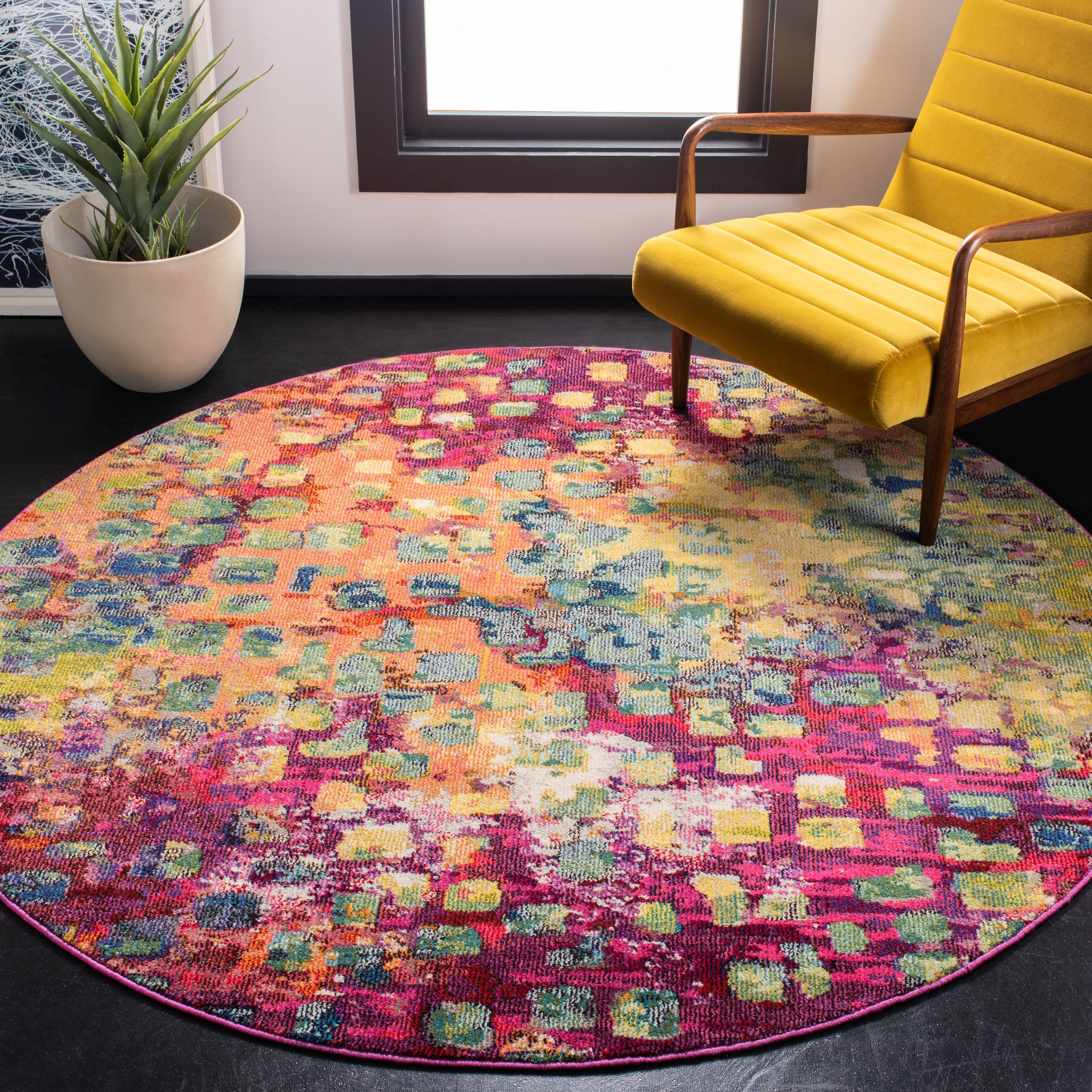 Tapis aquarelle abstrait moderne SAFAVIEH Madison Cherie