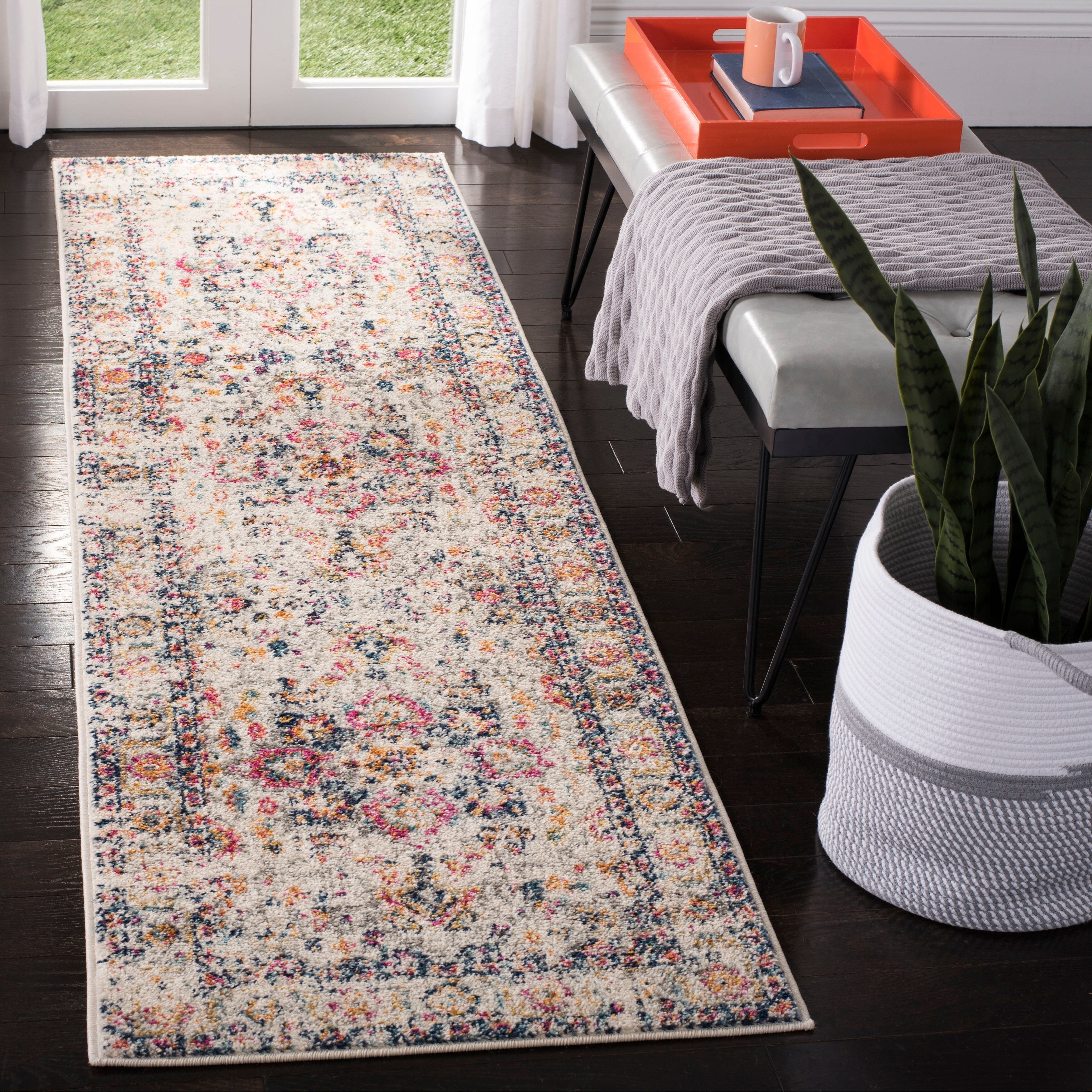 Tapis rustique vieilli SAFAVIEH Madison Delois Medallion
