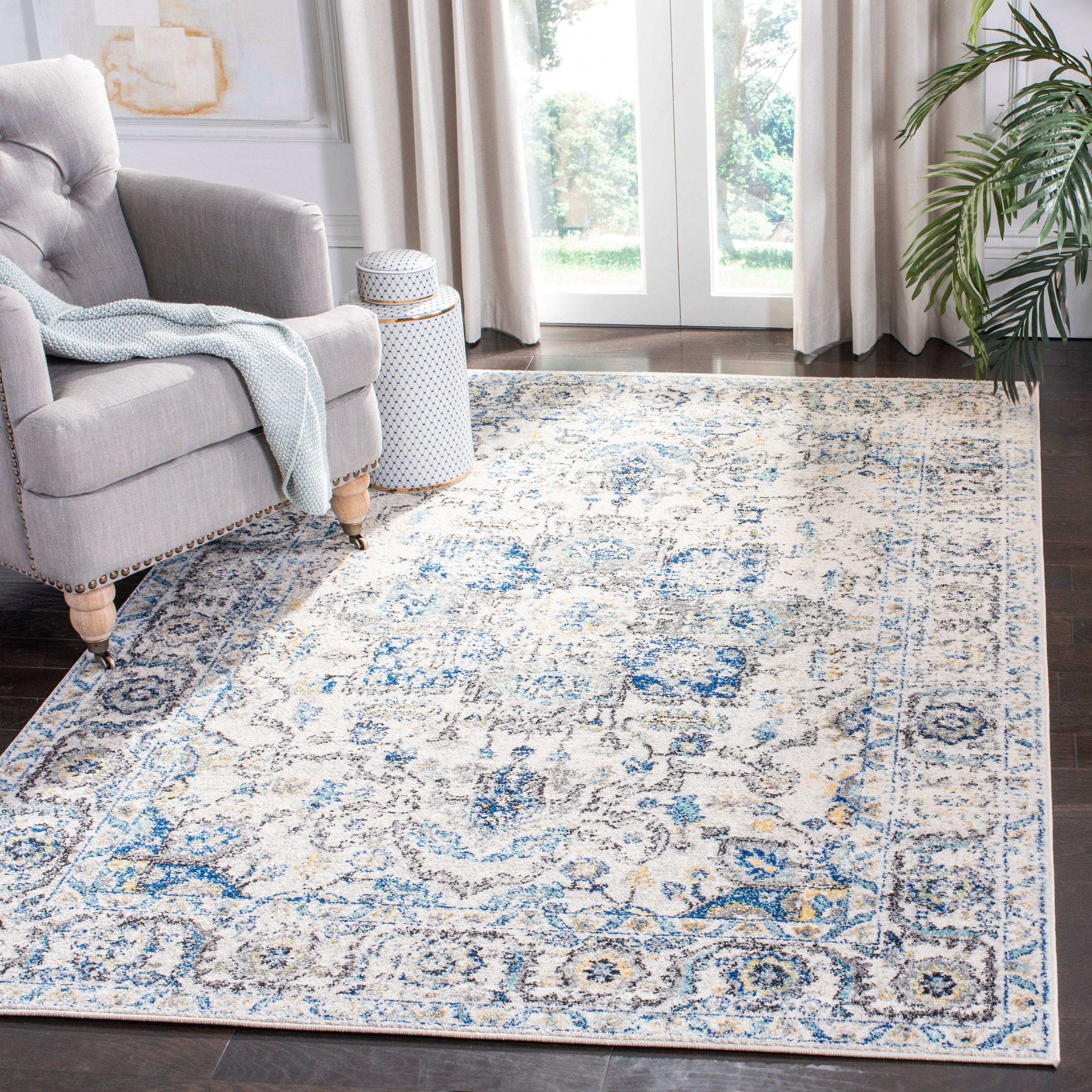 Tapis rustique vieilli SAFAVIEH Madison Delois Medallion