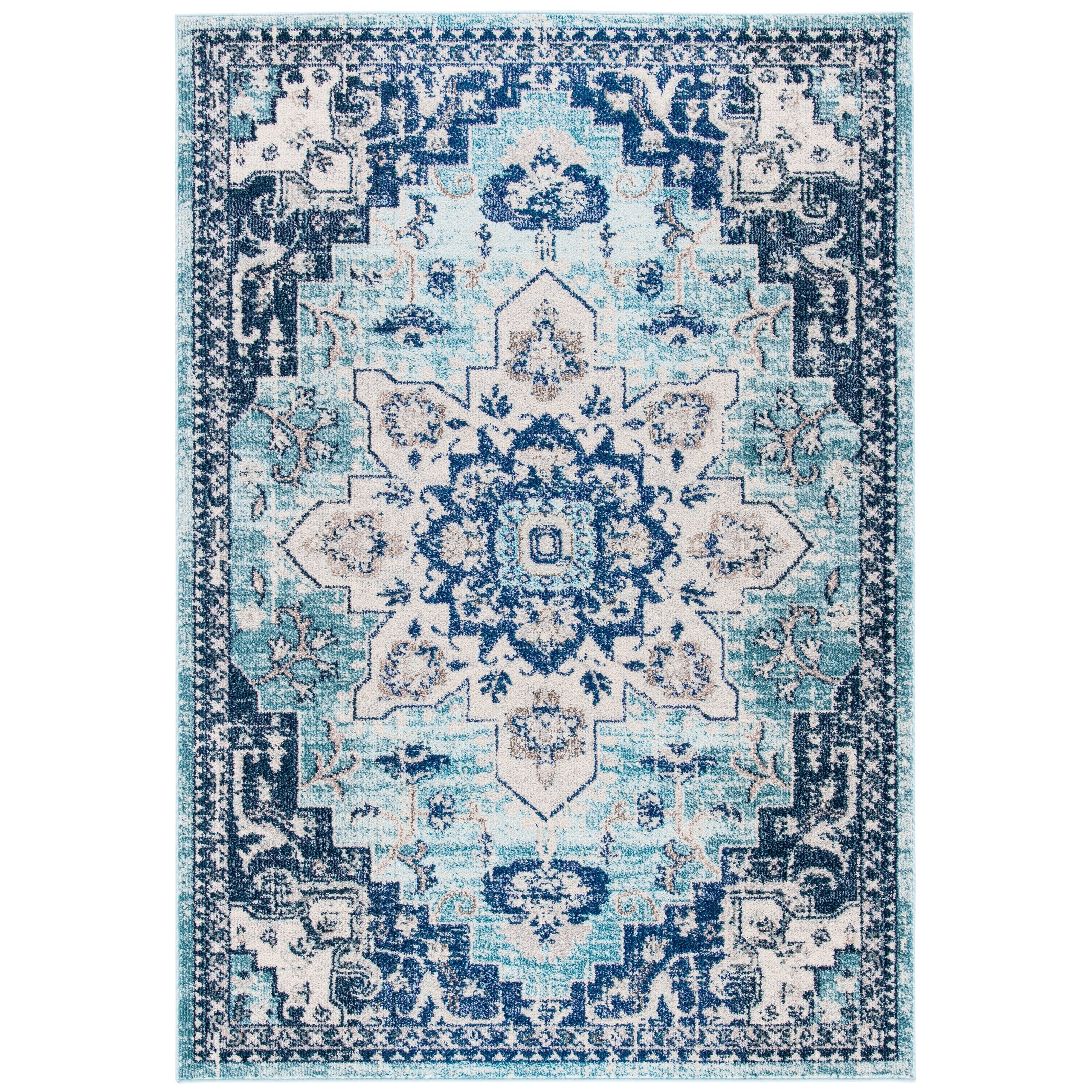 SAFAVIEH Tapis Madison Katelijne Boho médaillon vieilli