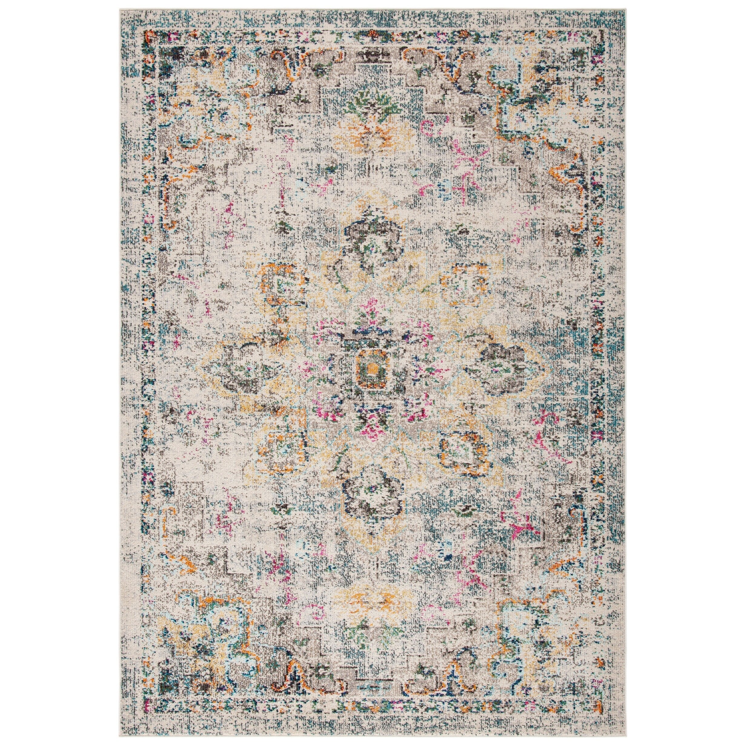 SAFAVIEH Tapis Madison Katelijne Boho médaillon vieilli