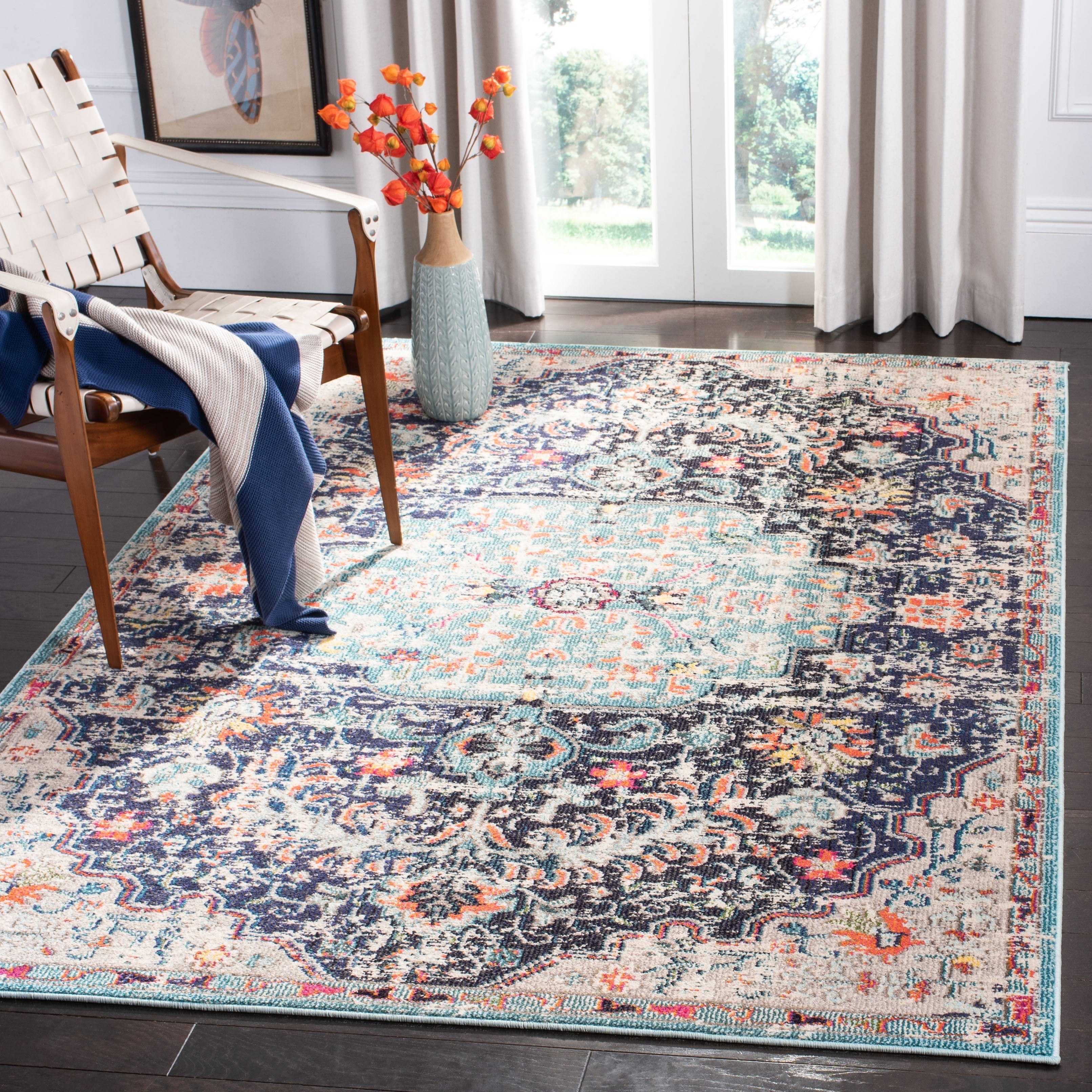Tapis vieilli SAFAVIEH Madison Libusa Boho Medallion