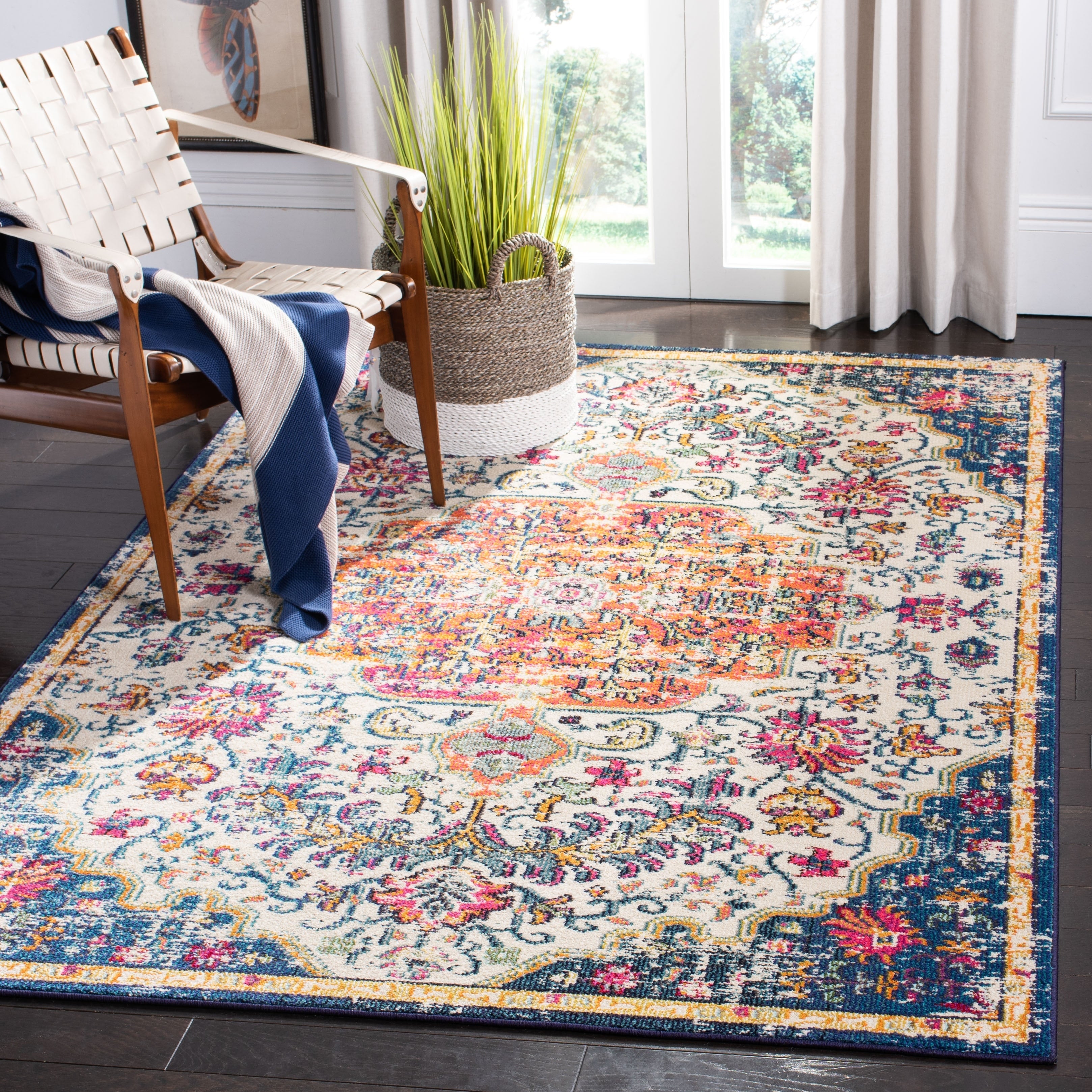 Tapis vieilli SAFAVIEH Madison Libusa Boho Medallion