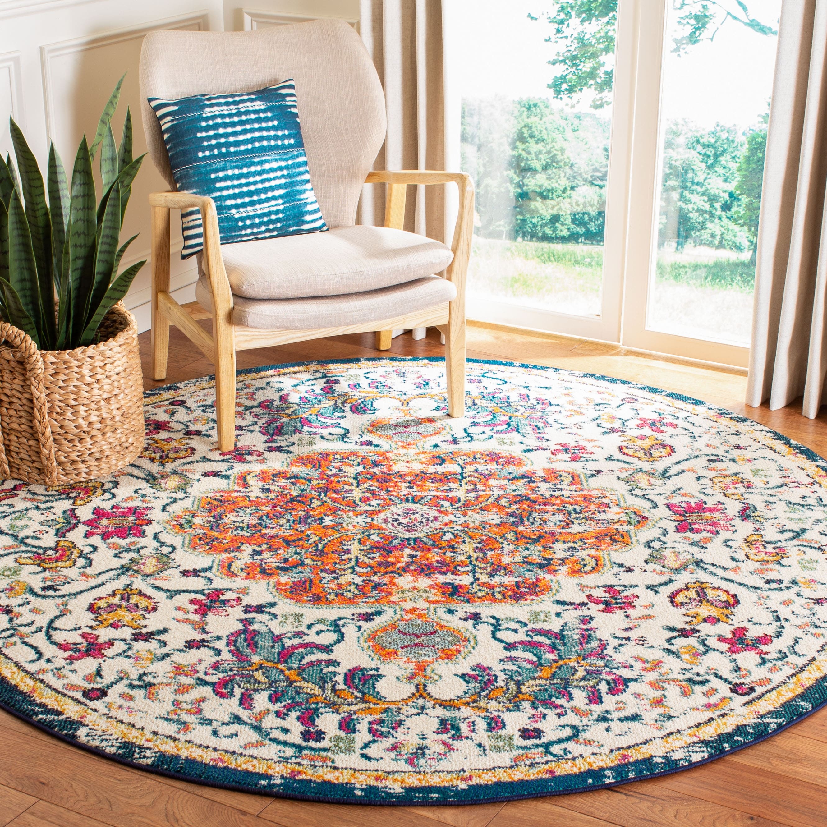 Tapis vieilli SAFAVIEH Madison Libusa Boho Medallion