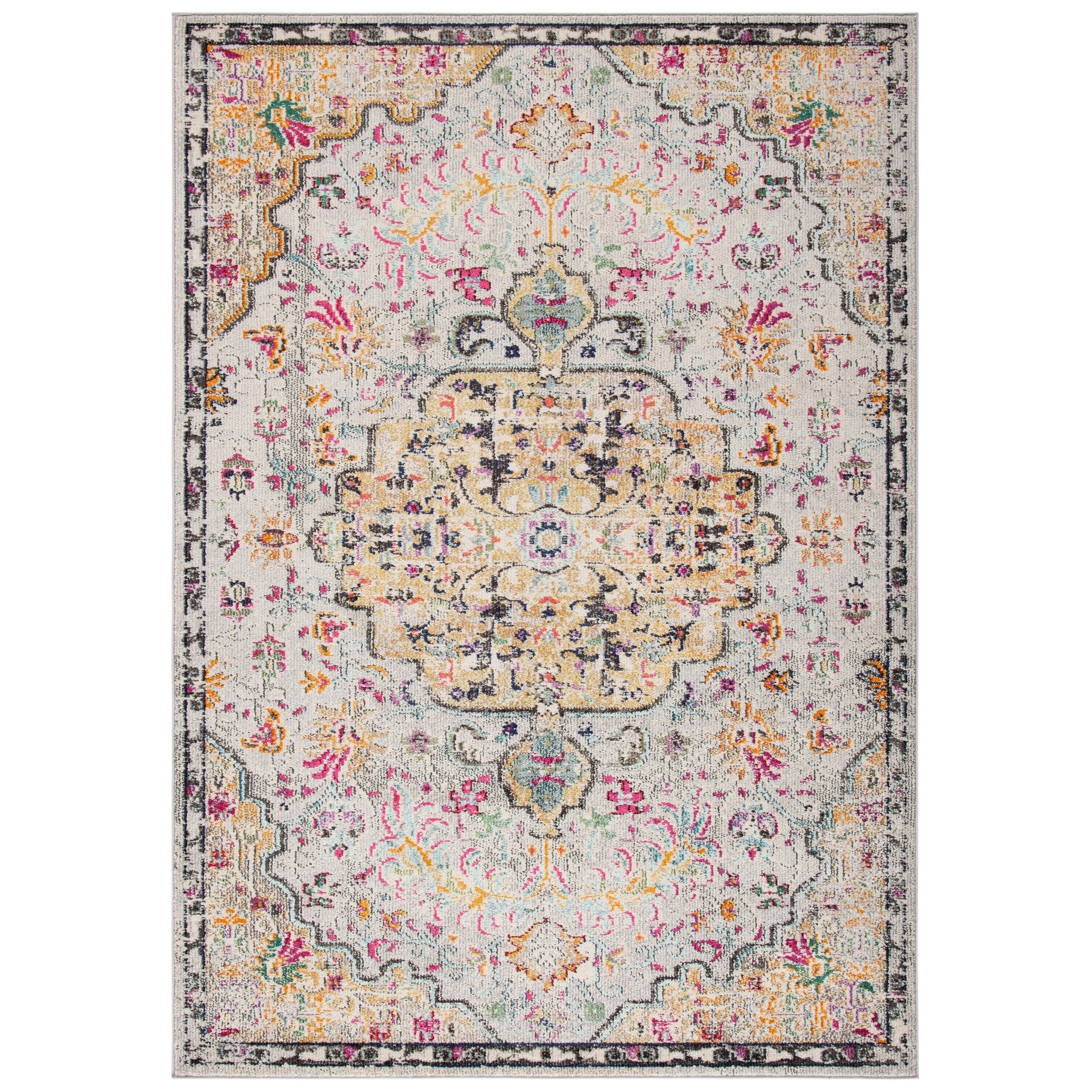 Tapis vieilli SAFAVIEH Madison Libusa Boho Medallion