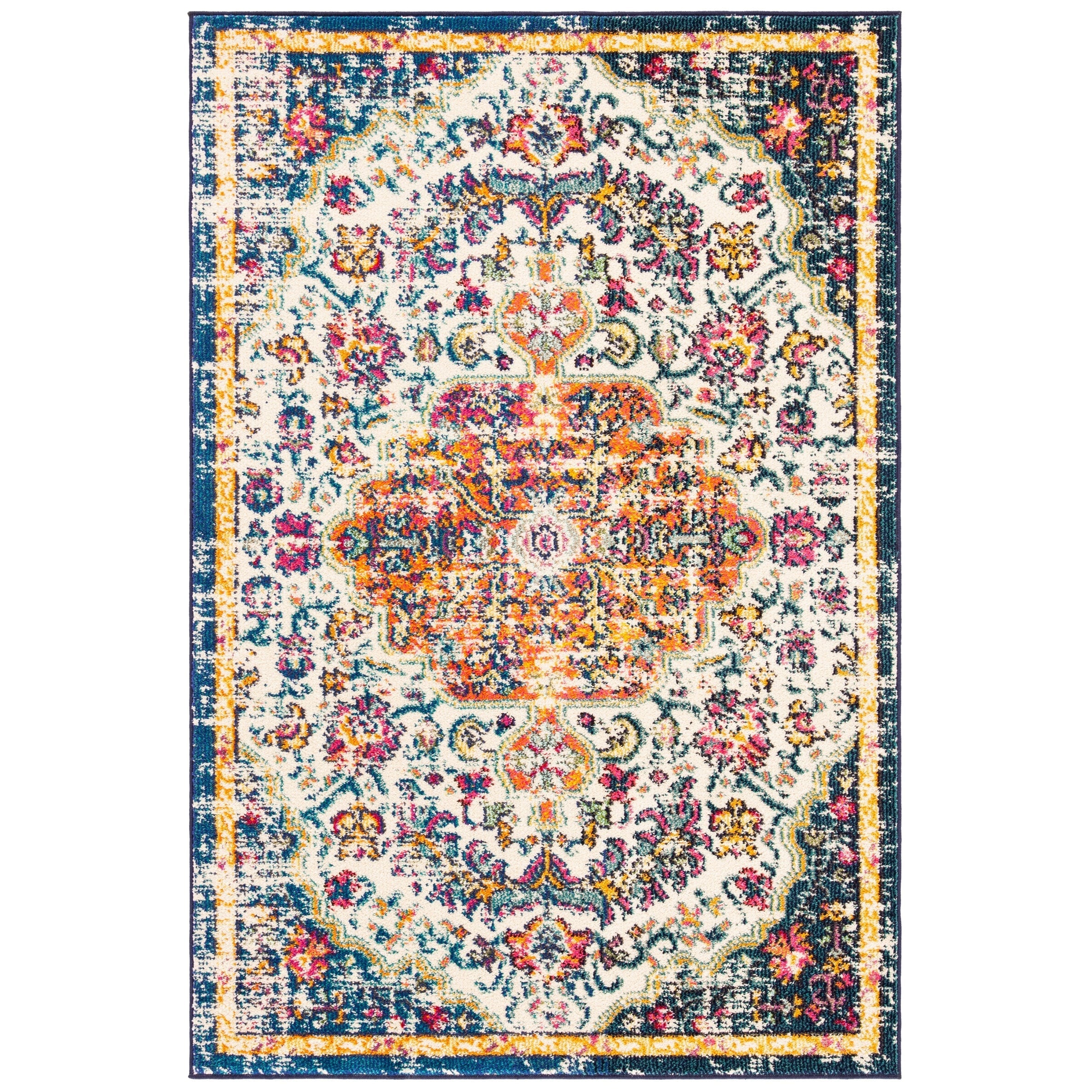 Tapis vieilli SAFAVIEH Madison Libusa Boho Medallion