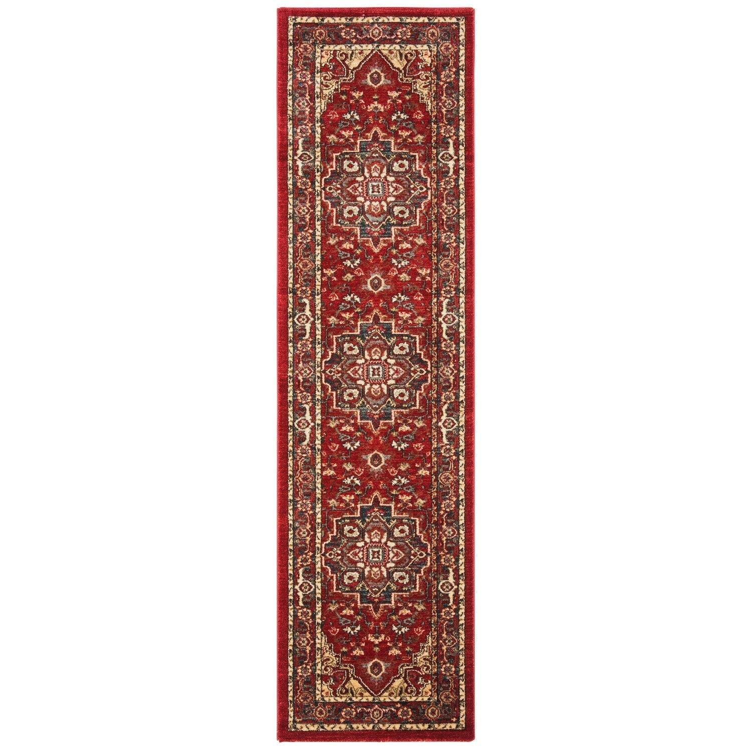 Tapis SAFAVIEH Mahal Beverley Traditional Grandeur Rouge/Naturel