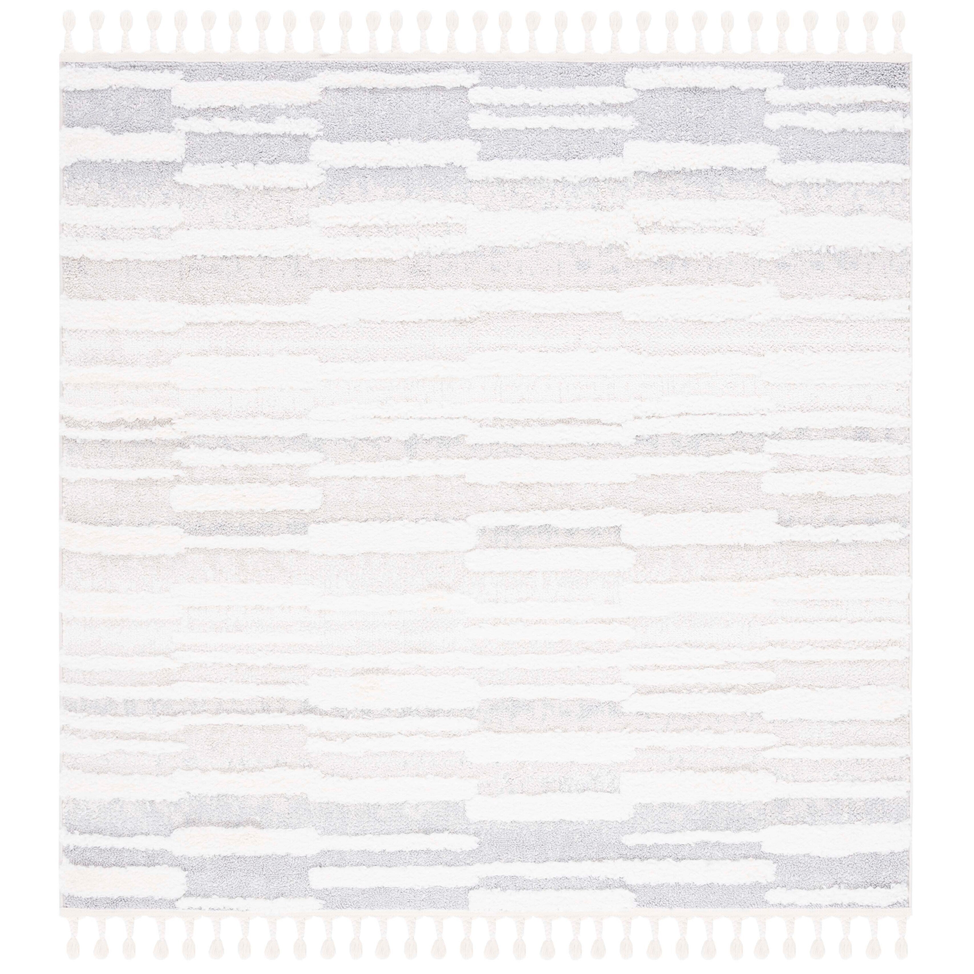 Tapis marocain à poils longs Eftimia de 5 cm d'épaisseur, à pampilles, SAFAVIEH