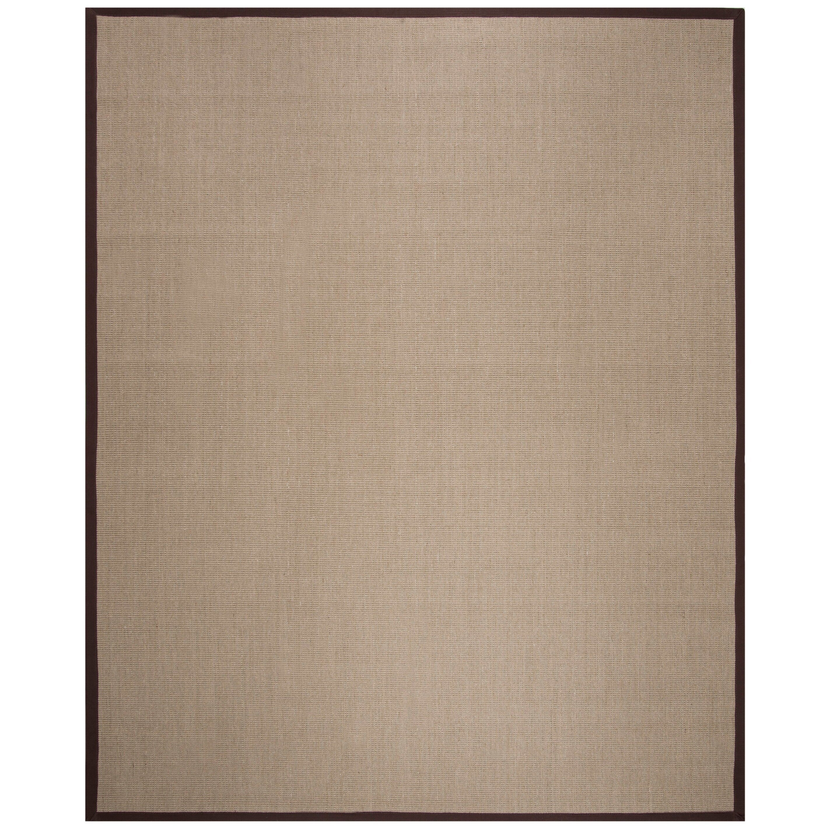 Tapis en sisal à bordure décontractée en fibre naturelle SAFAVIEH Alleen