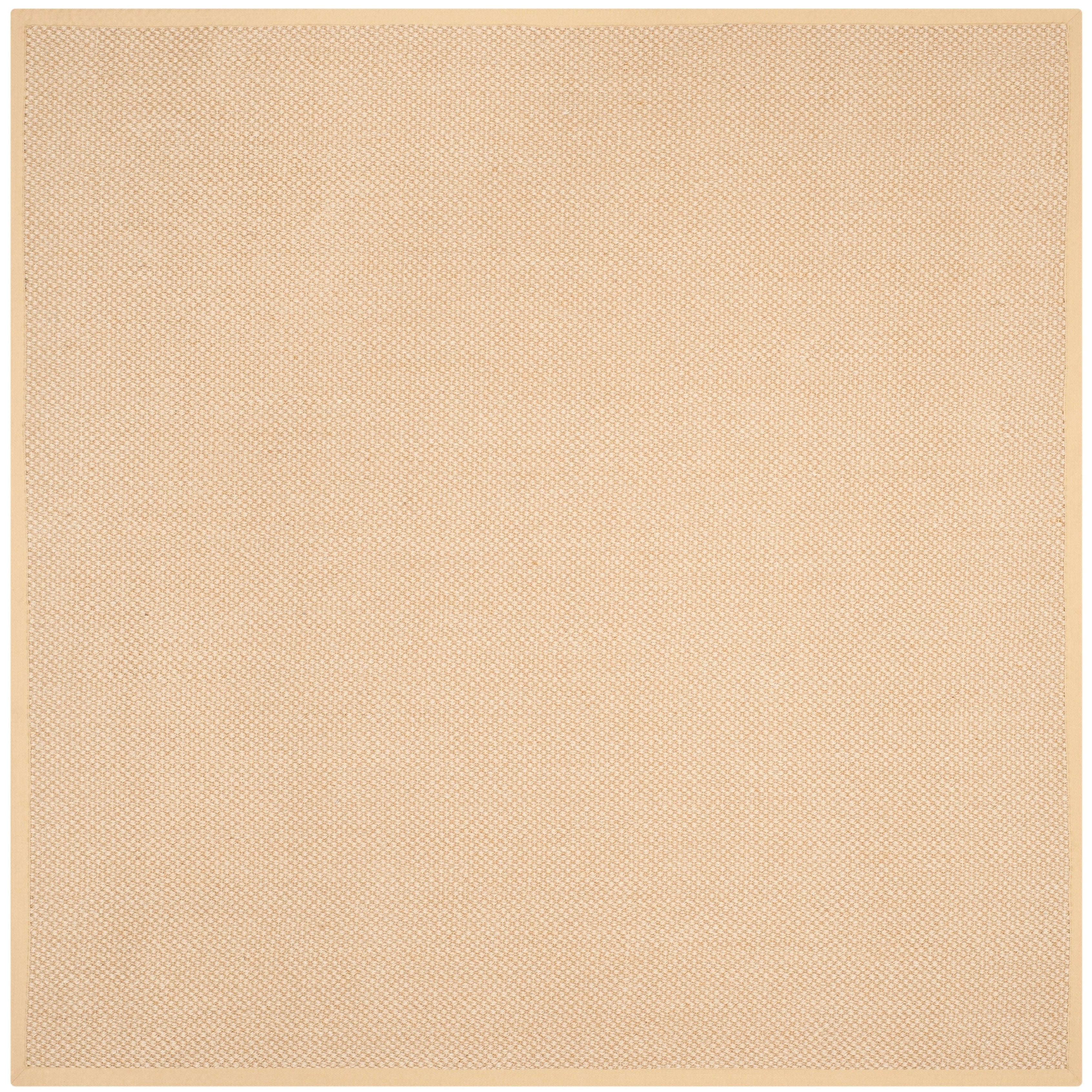 Tapis à bordure en sisal Elmyra en fibre naturelle SAFAVIEH