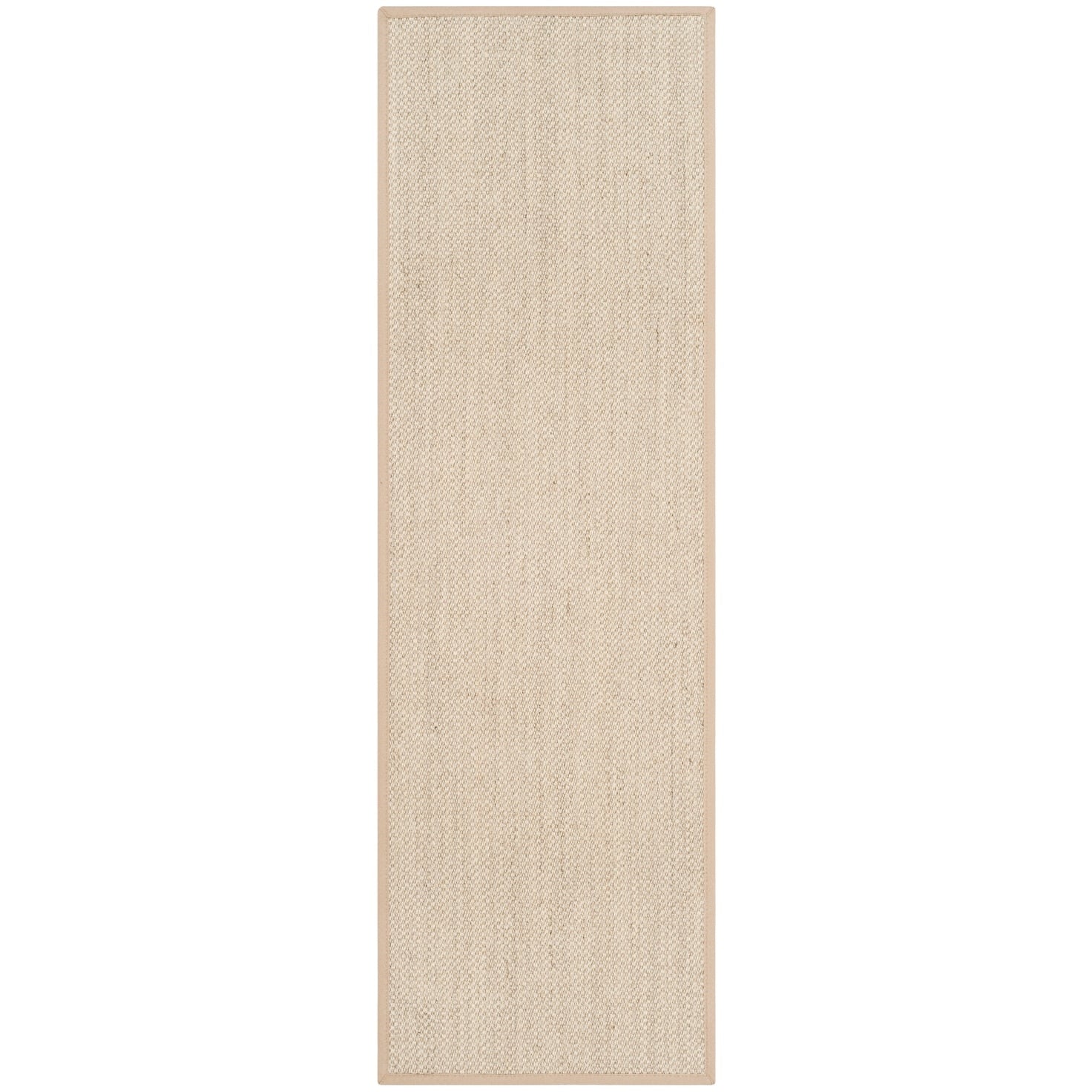 Tapis en sisal à bordure décontractée Lorine en fibre naturelle SAFAVIEH