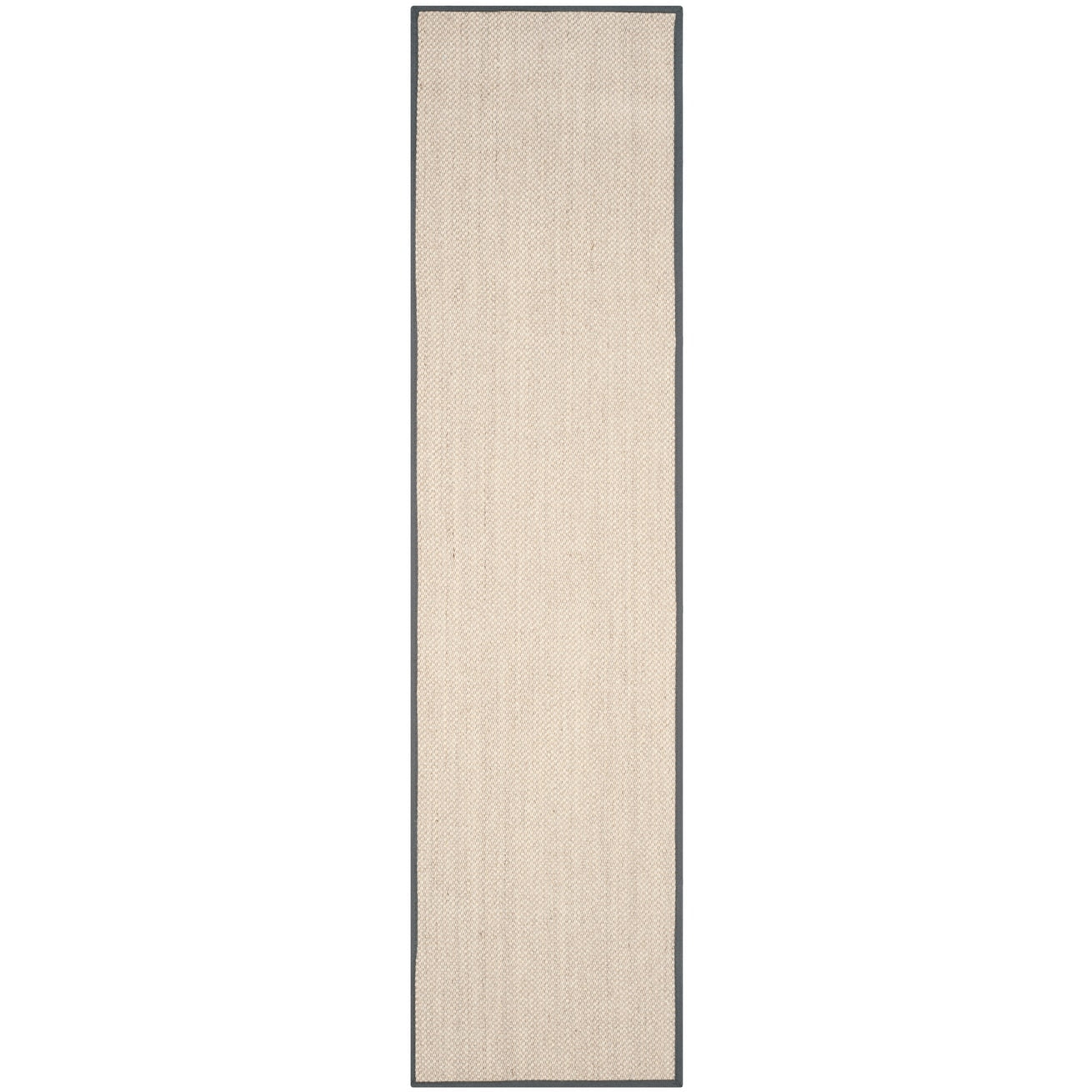 Tapis en sisal à bordure décontractée Lorine en fibre naturelle SAFAVIEH