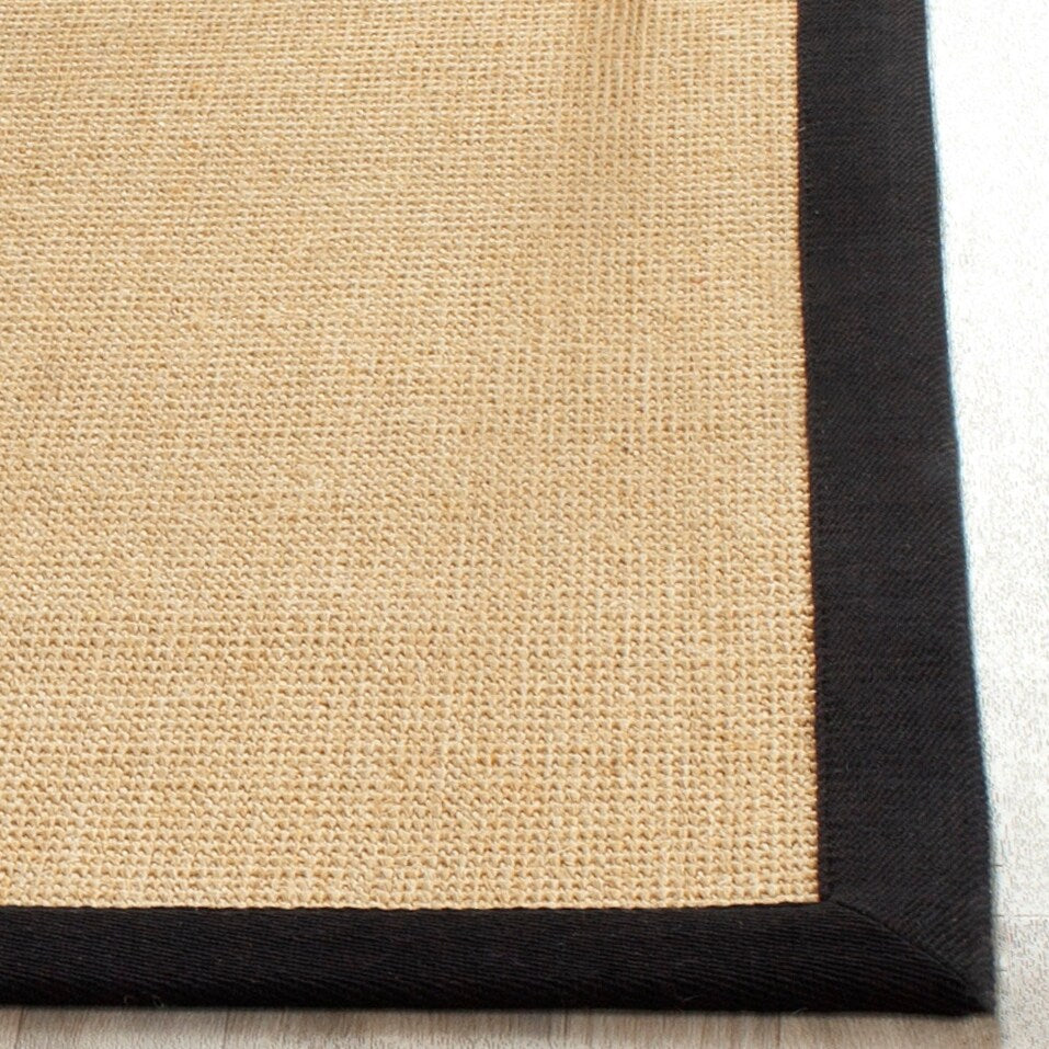 Tapis en sisal à bordure Madelyn en fibre naturelle SAFAVIEH
