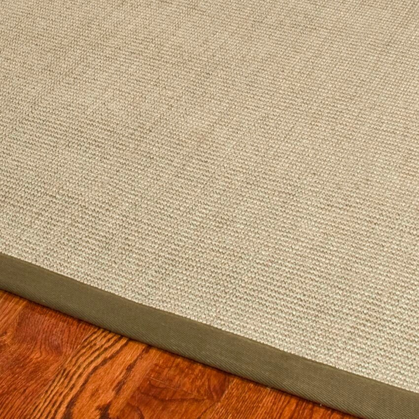 Tapis en sisal à bordure Madelyn en fibre naturelle SAFAVIEH