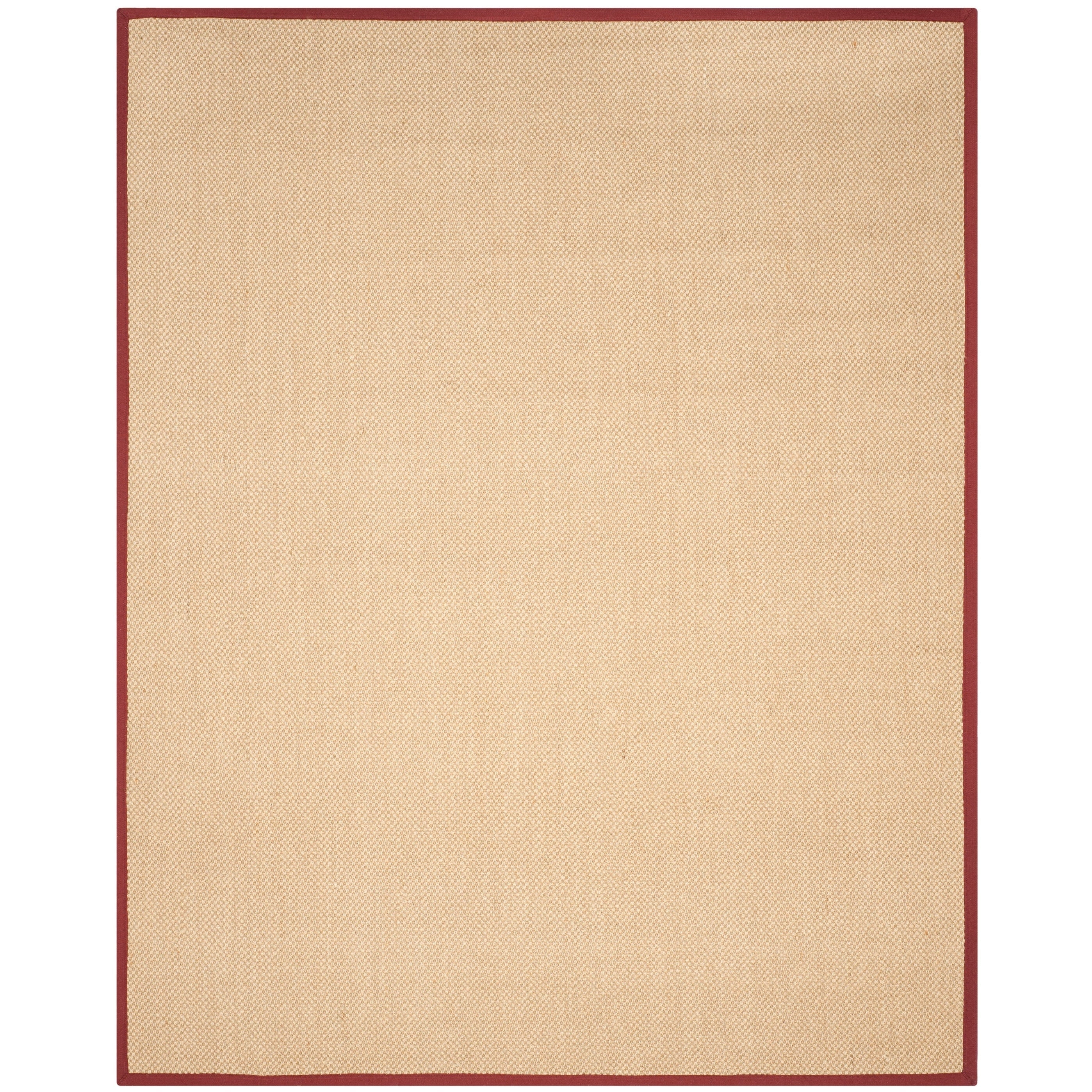 Tapis en sisal à bordure décontractée Venus en fibre naturelle SAFAVIEH