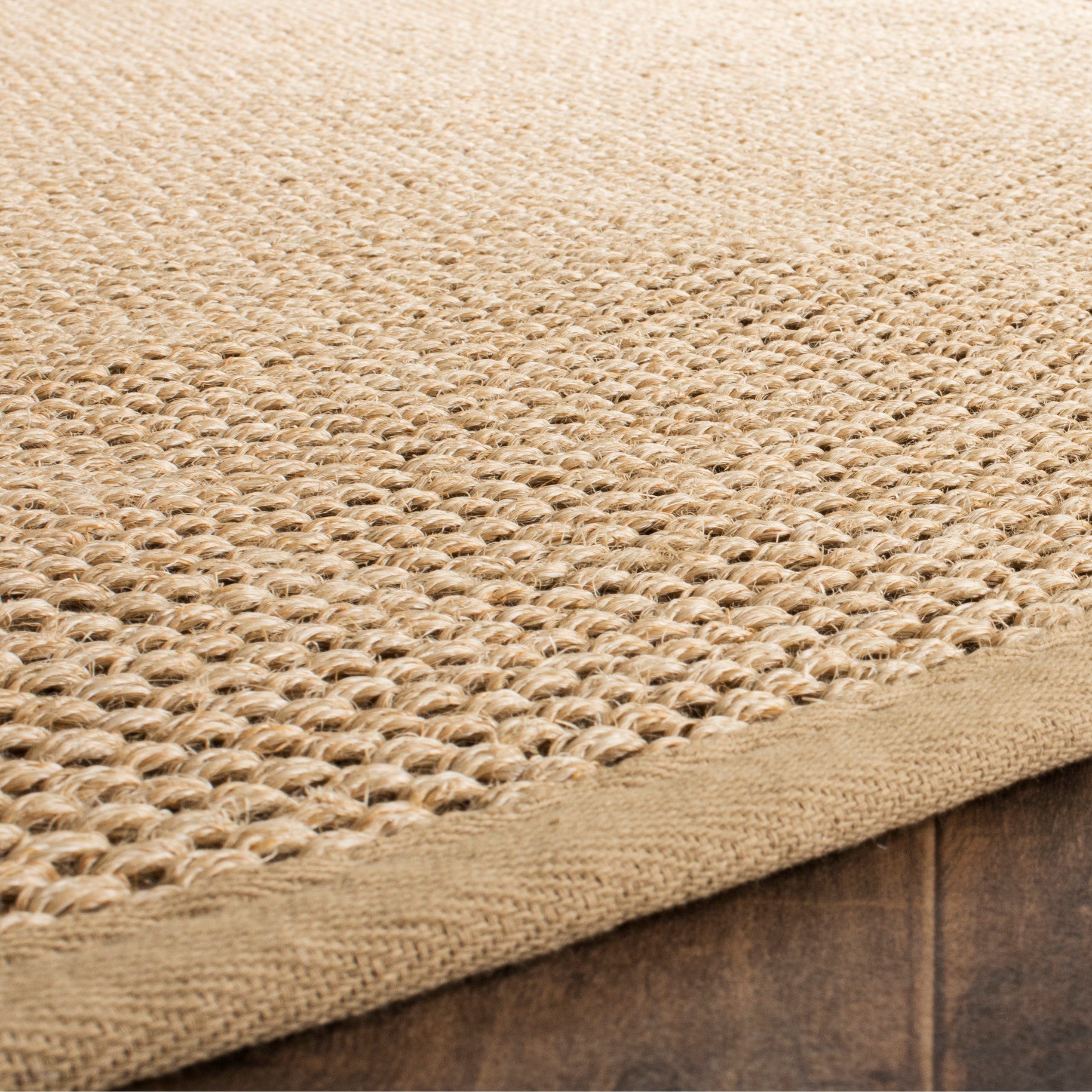 Tapis en sisal à bordure décontractée Venus en fibre naturelle SAFAVIEH