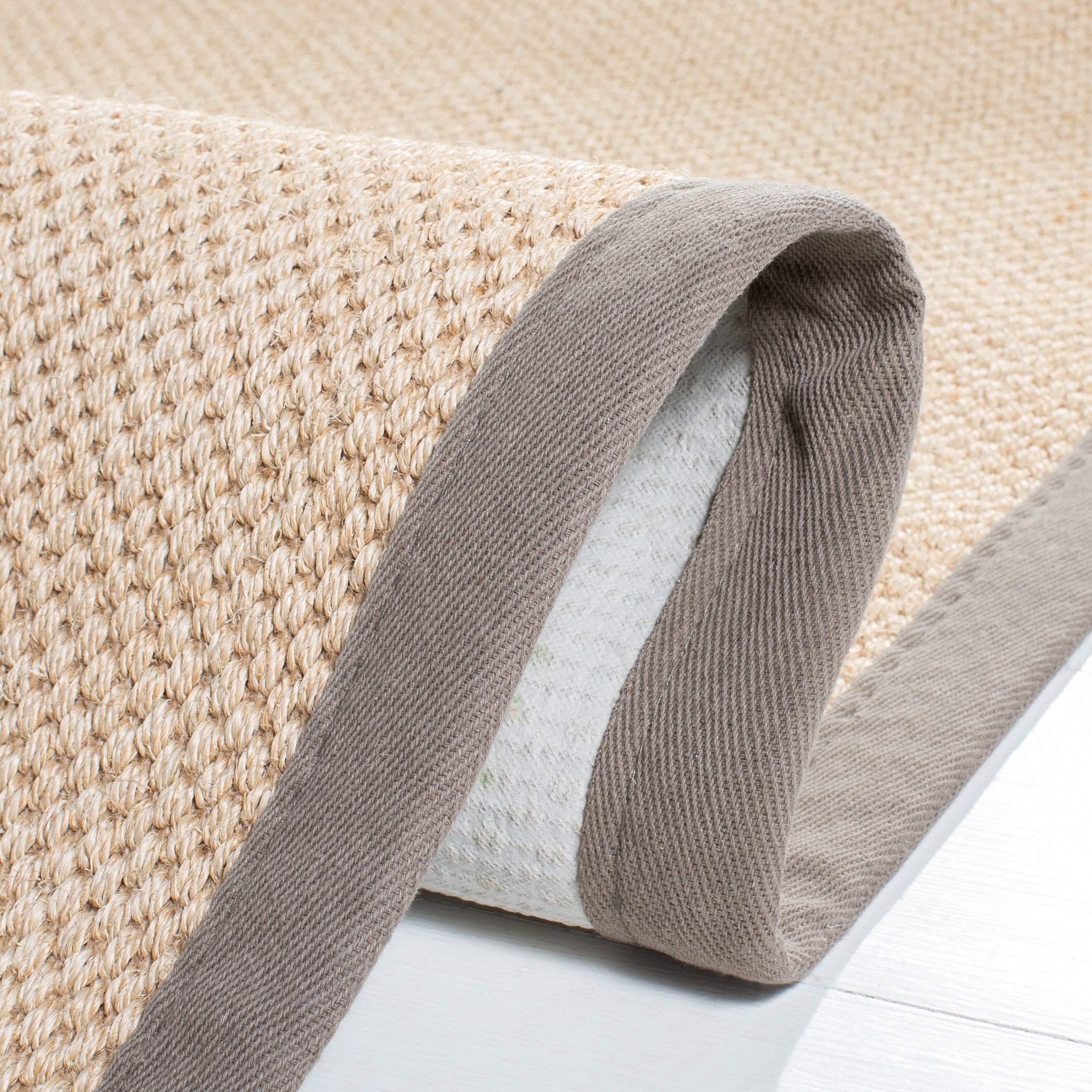 Tapis en sisal à bordure décontractée Venus en fibre naturelle SAFAVIEH