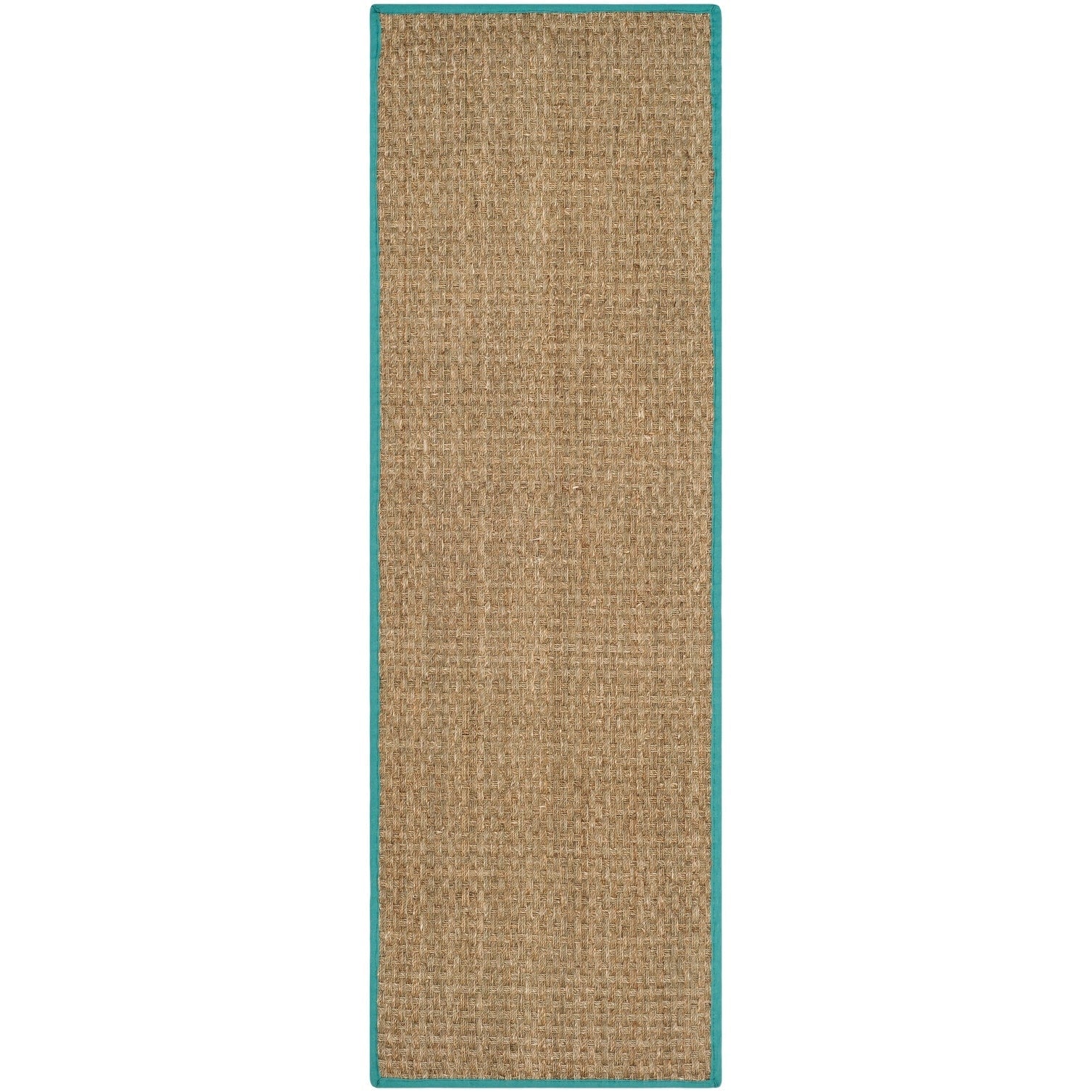Tapis en jonc de mer tissé en fibre naturelle Zymryd SAFAVIEH