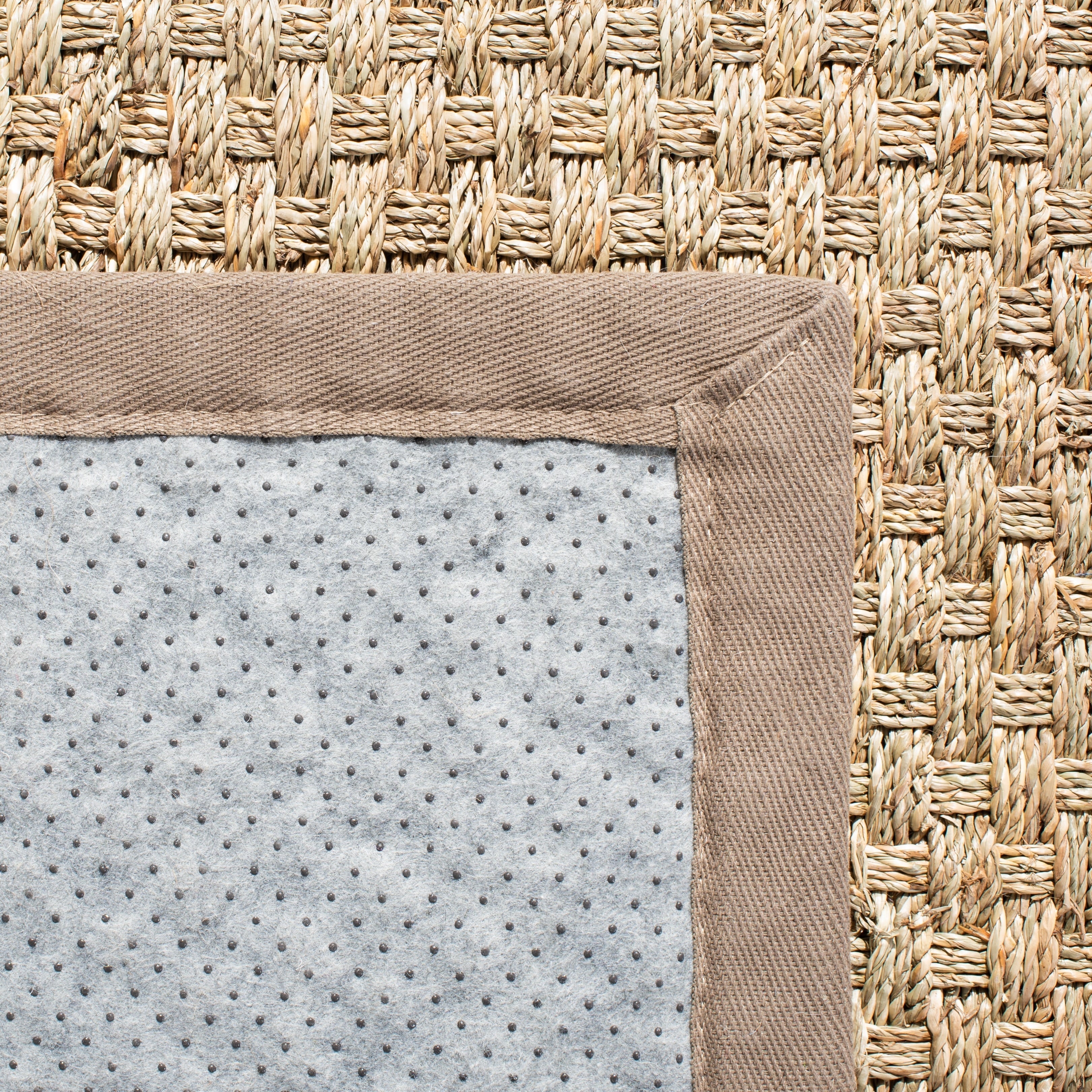 Tapis en jonc de mer tissé en fibre naturelle Zymryd SAFAVIEH