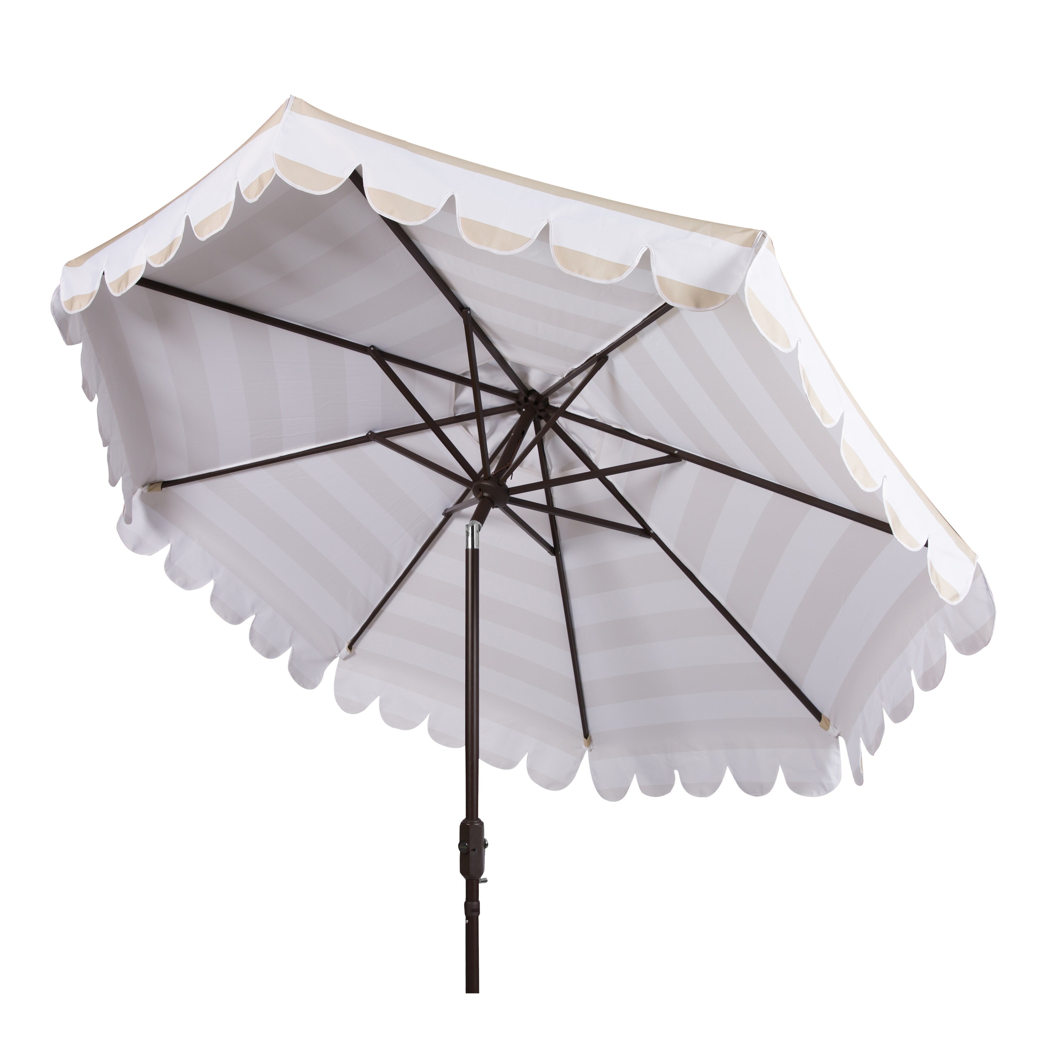 Parapluie rond à manivelle SAFAVIEH Outdoor Jaylee 11 pieds
