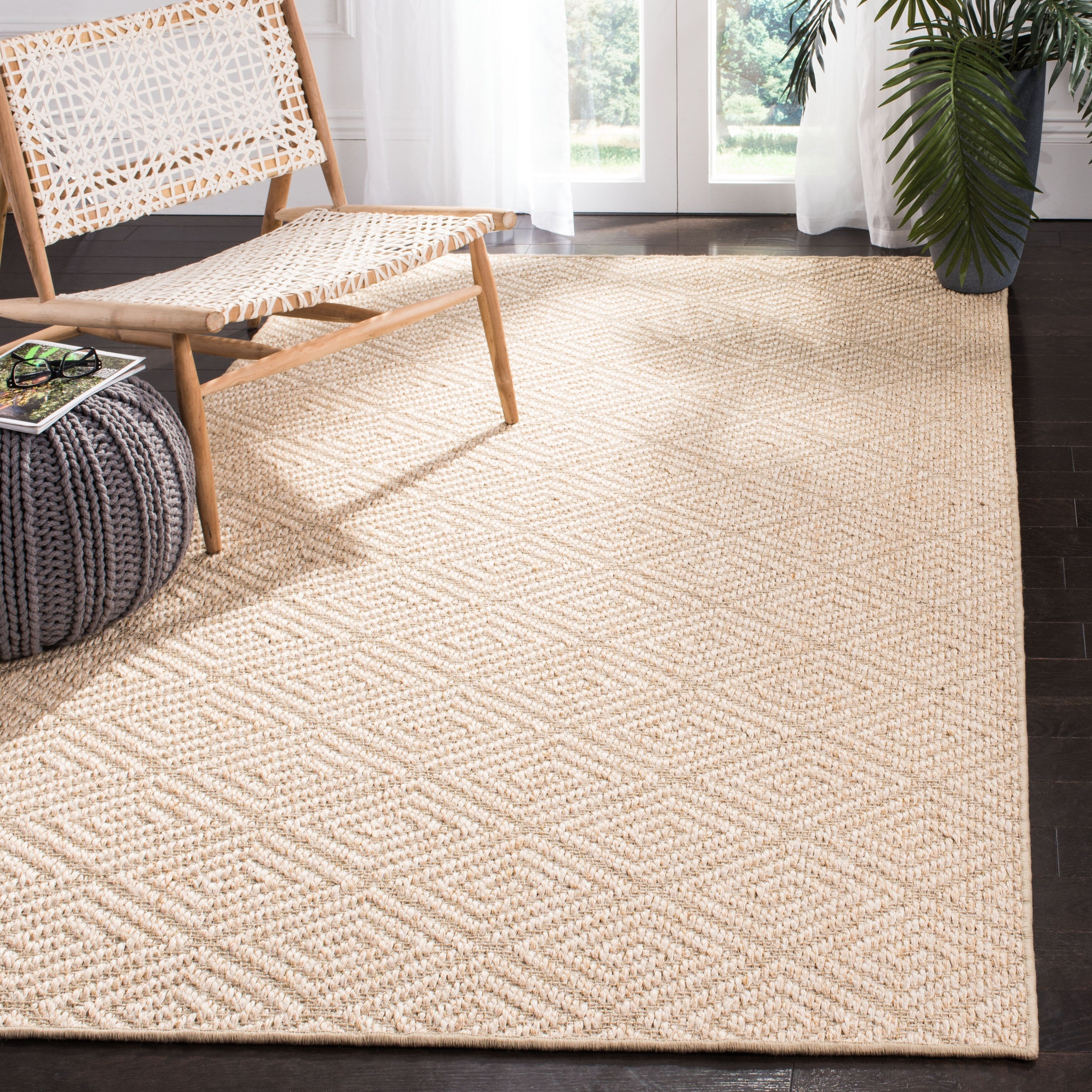 Tapis en sisal moderne SAFAVIEH Palm Beach Vennie