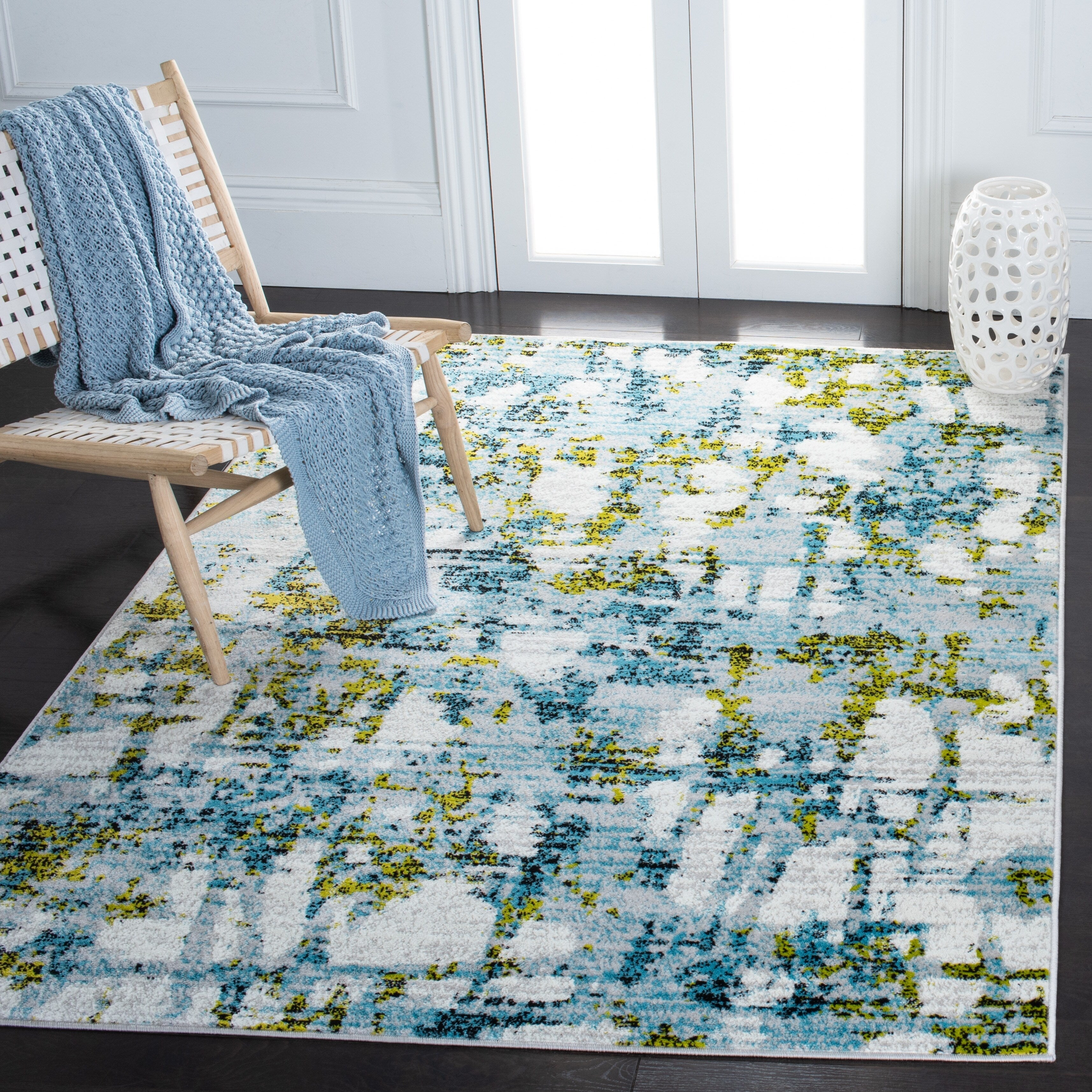 SAFAVIEH Tapis abstrait moderne Skyler Jossie