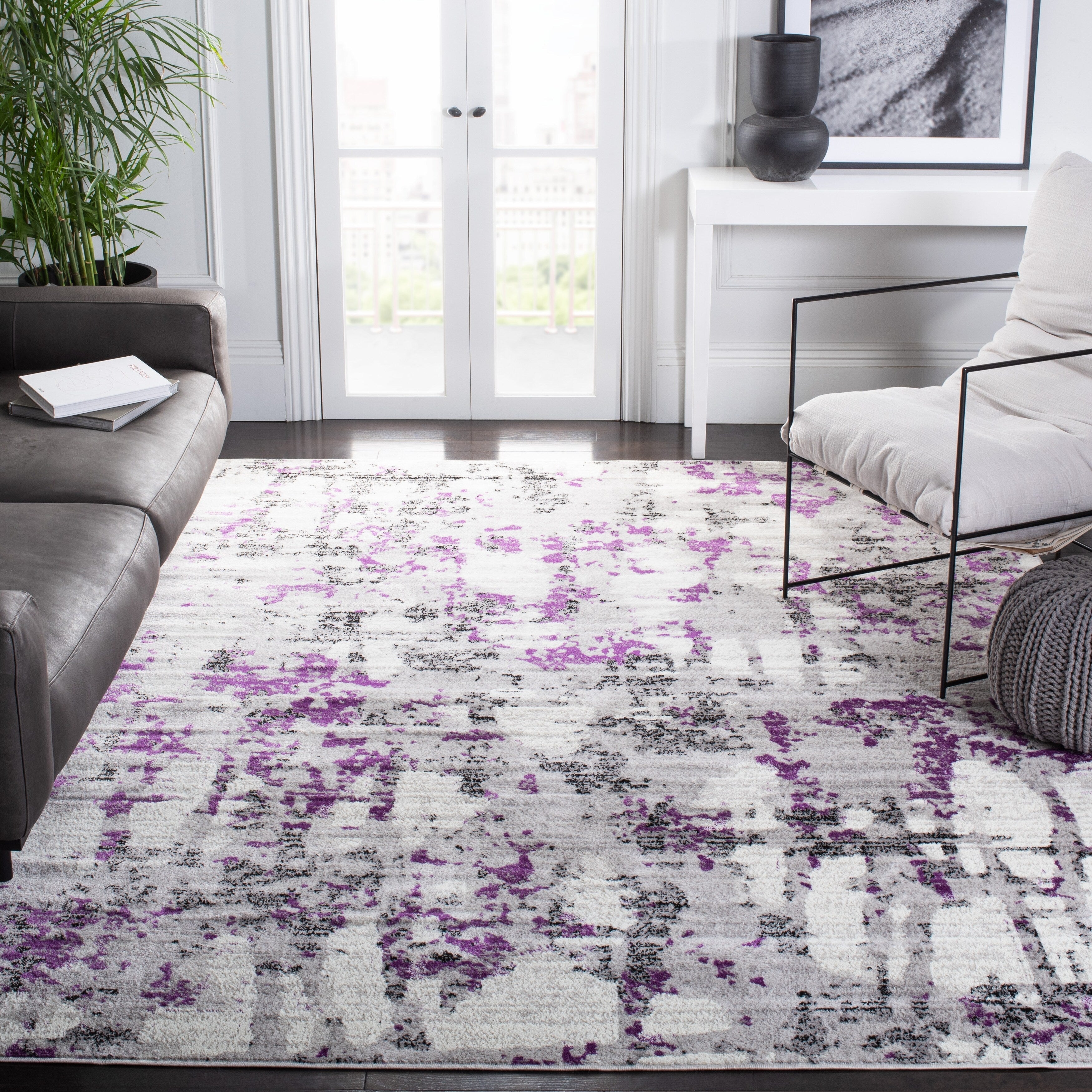 SAFAVIEH Tapis abstrait moderne Skyler Jossie