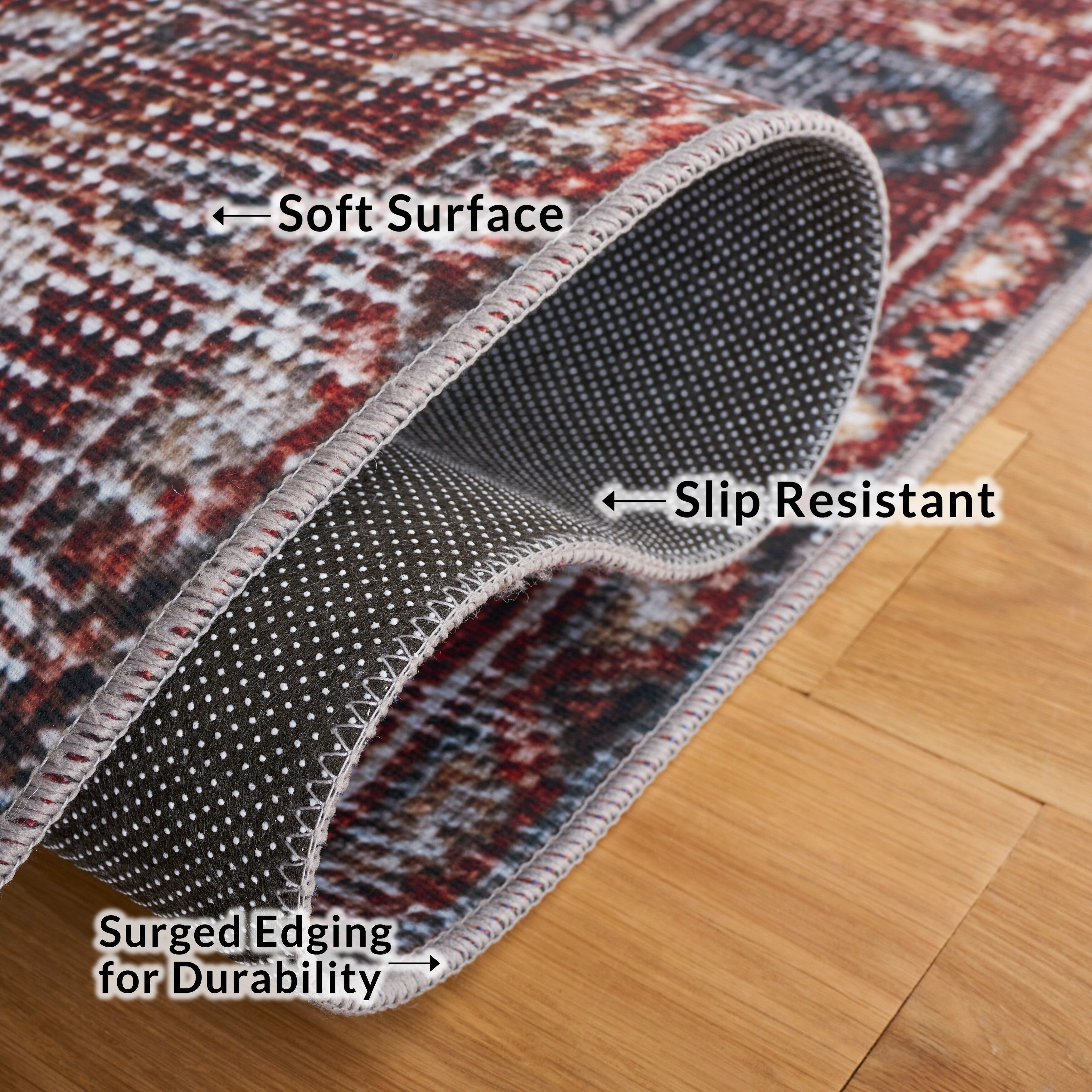 Tapis traditionnel Eldora antidérapant et lavable en machine SAFAVIEH Tucson