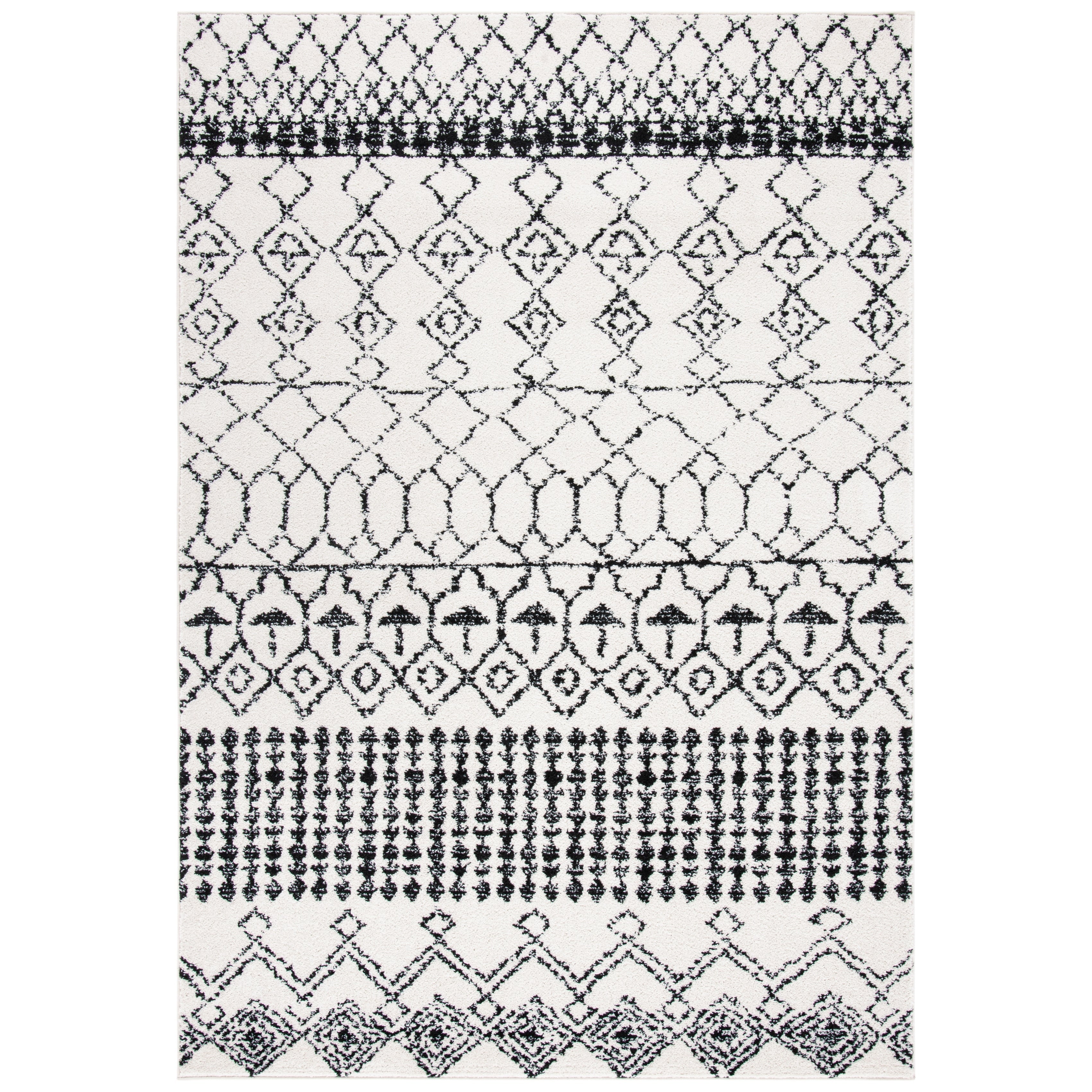 Tapis tribal bohème marocain rustique SAFAVIEH Tulum Ethelyn