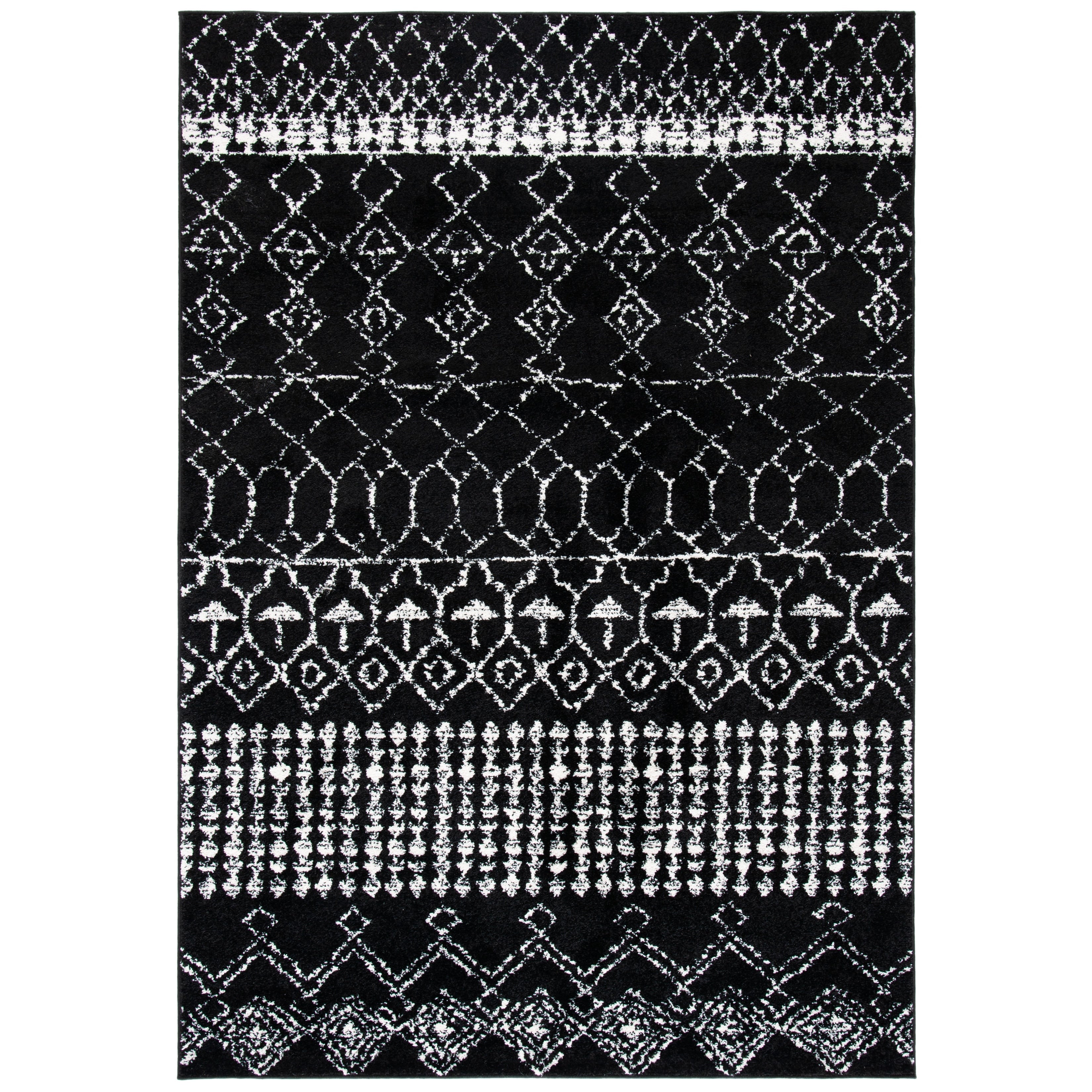 Tapis tribal bohème marocain rustique SAFAVIEH Tulum Ethelyn