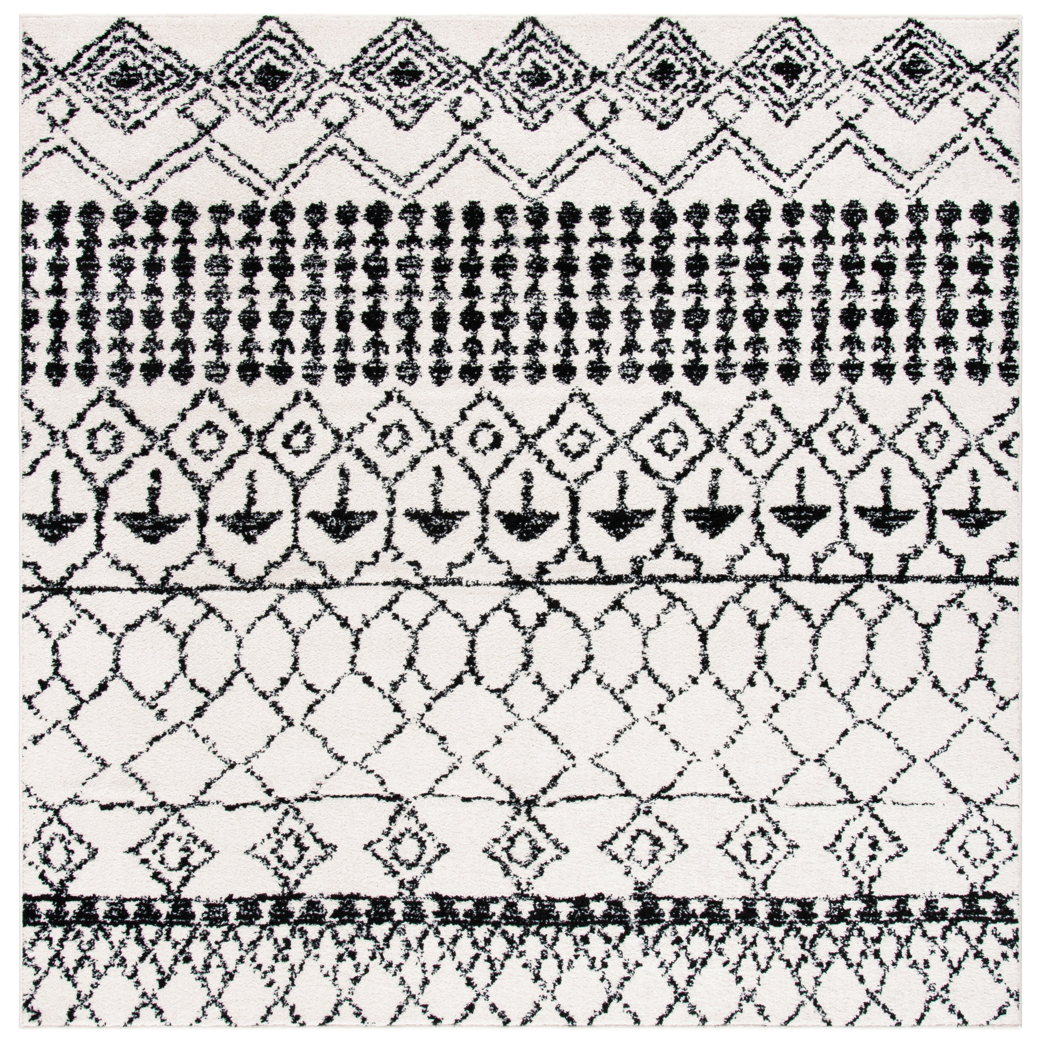 Tapis tribal bohème marocain rustique SAFAVIEH Tulum Ethelyn