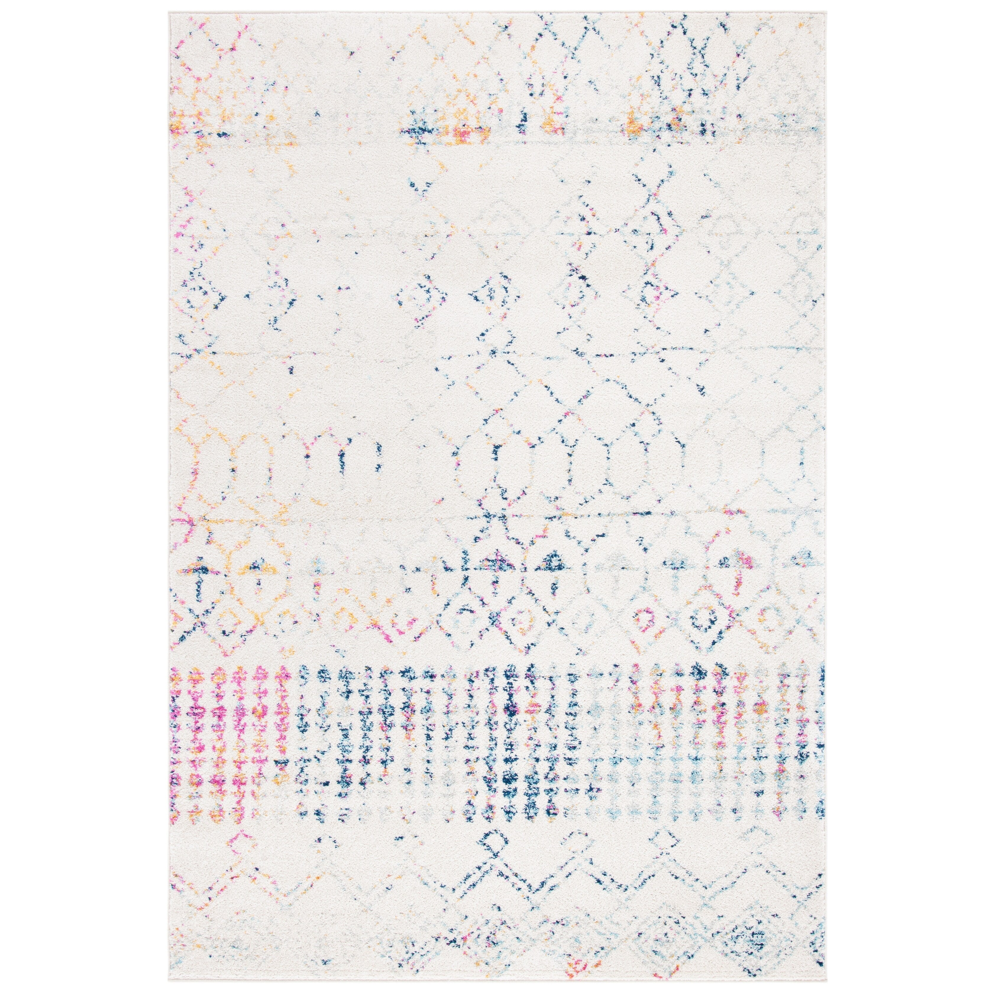 Tapis tribal bohème marocain rustique SAFAVIEH Tulum Ethelyn