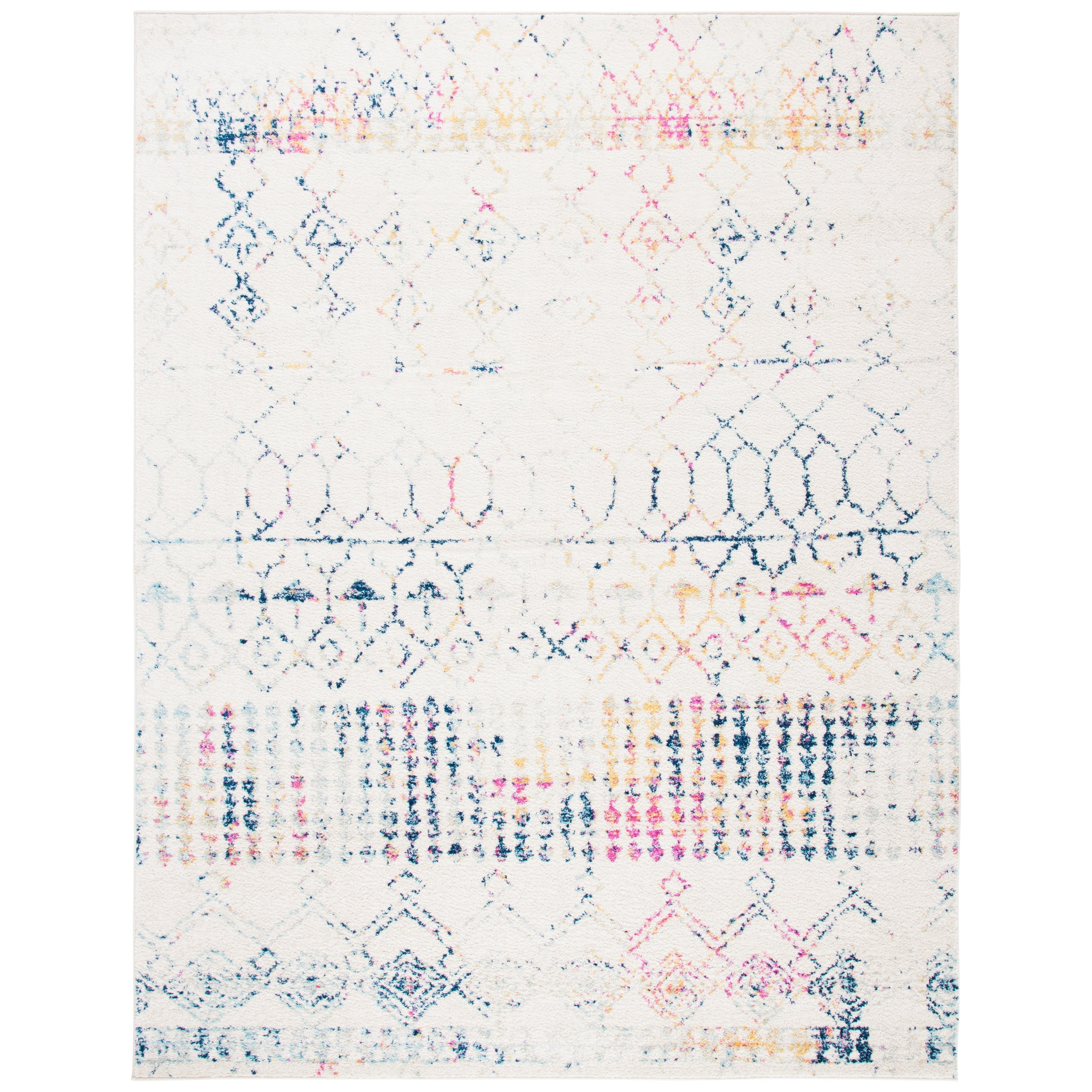 Tapis tribal bohème marocain rustique SAFAVIEH Tulum Ethelyn