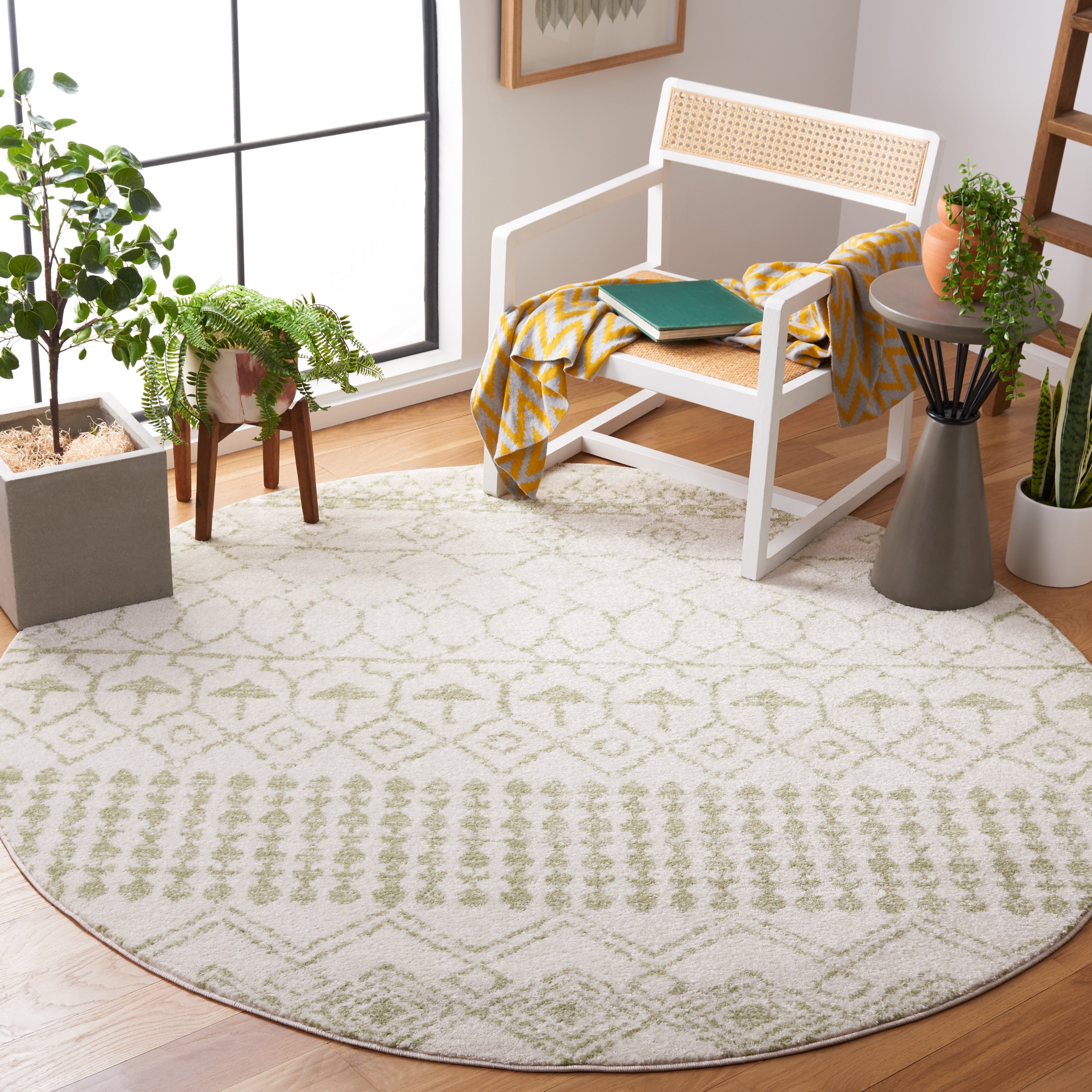 Tapis tribal bohème marocain rustique SAFAVIEH Tulum Ethelyn