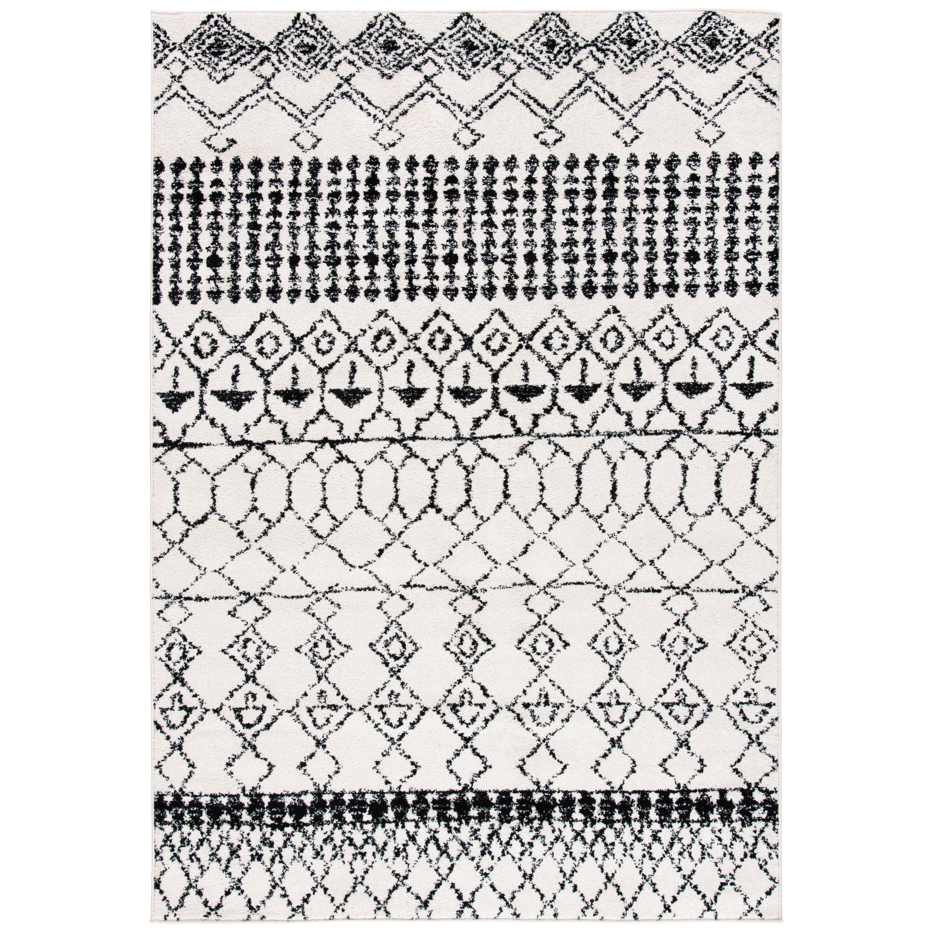 Tapis tribal bohème marocain rustique SAFAVIEH Tulum Ethelyn
